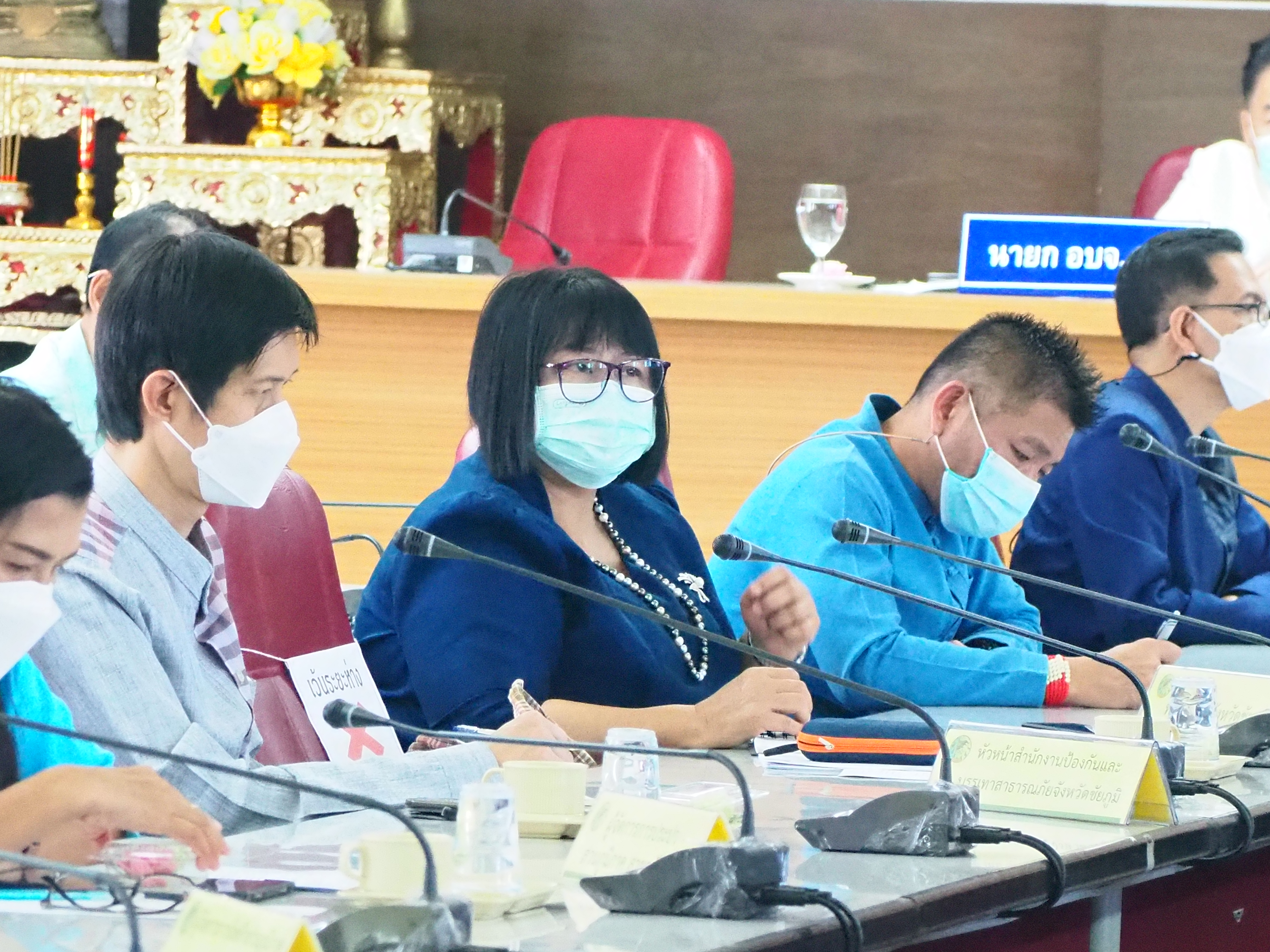 #พช_ชัยภูมิ ร่วมการประชุมขับเคลื่อนและติดตามนโยบายของรัฐบาลและภารกิจสำคัญของกระทรวงมหาดไทย ผ่านระบบการวีดิทัศน์ทางไกล (VCS)