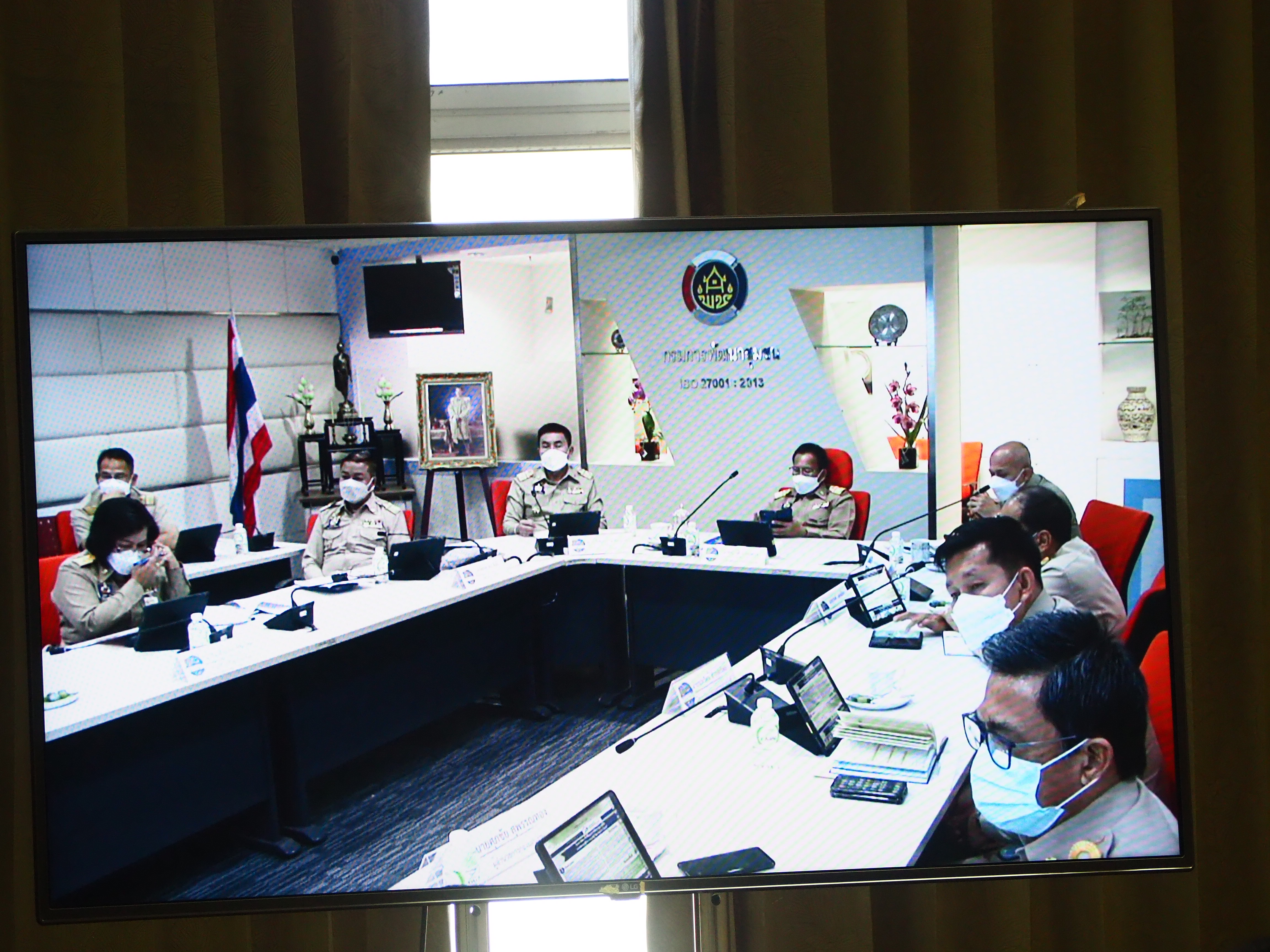 #พช_ชัยภูมิ ร่วมประชุมกรมการพัฒนาชุมชน ครั้งที่ 1/2565 ผ่านระบบวิดีทัศน์ทางไกล (Video Conference)