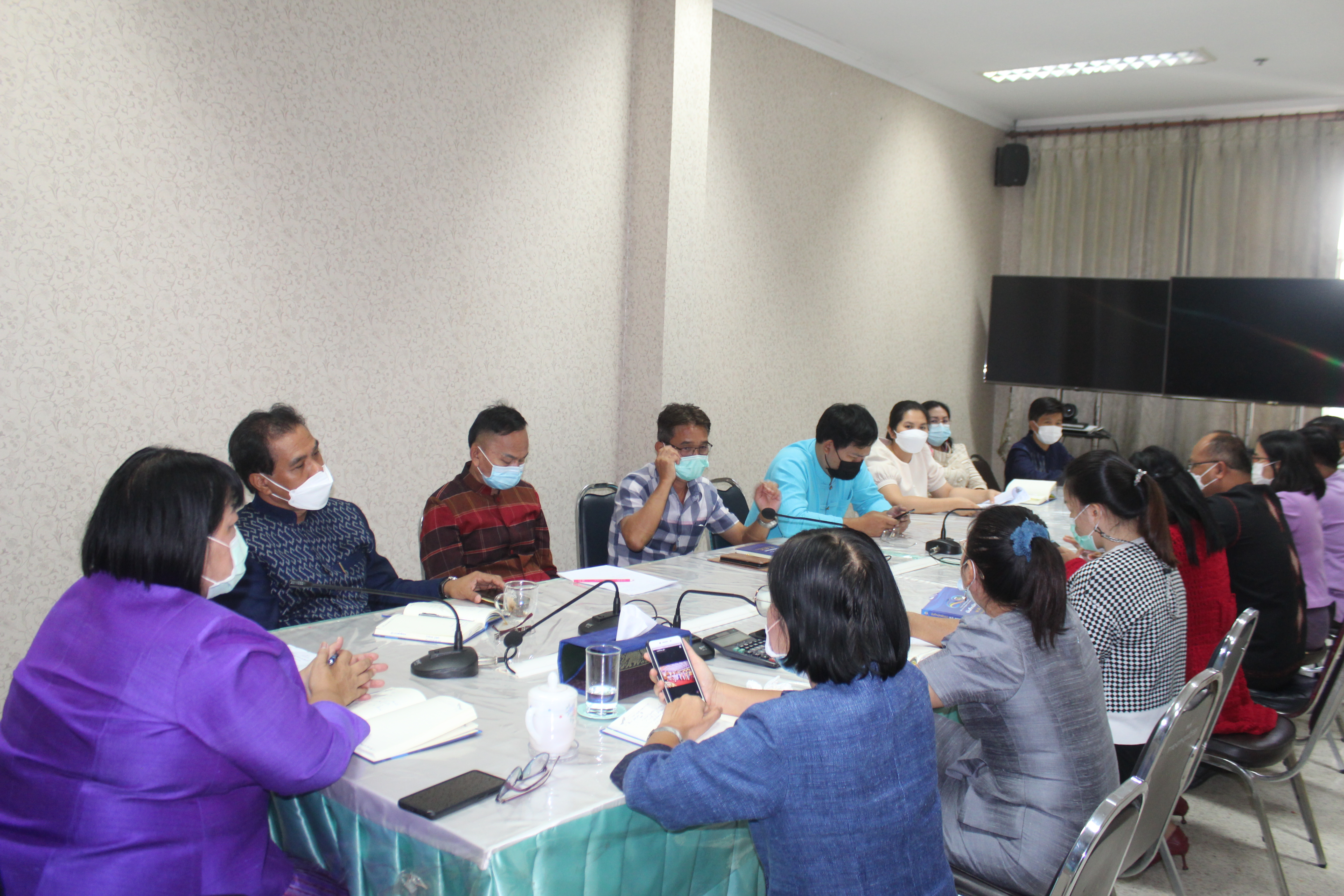 #พช_ชัยภูมิ ประชุมติดตามดำเนินกิจกรรมพัฒนาชุมชน จังหวัดชัยภูมิ ปีงบประมาณ 2565 ประจำเดือน กุมภาพันธ์ 2565