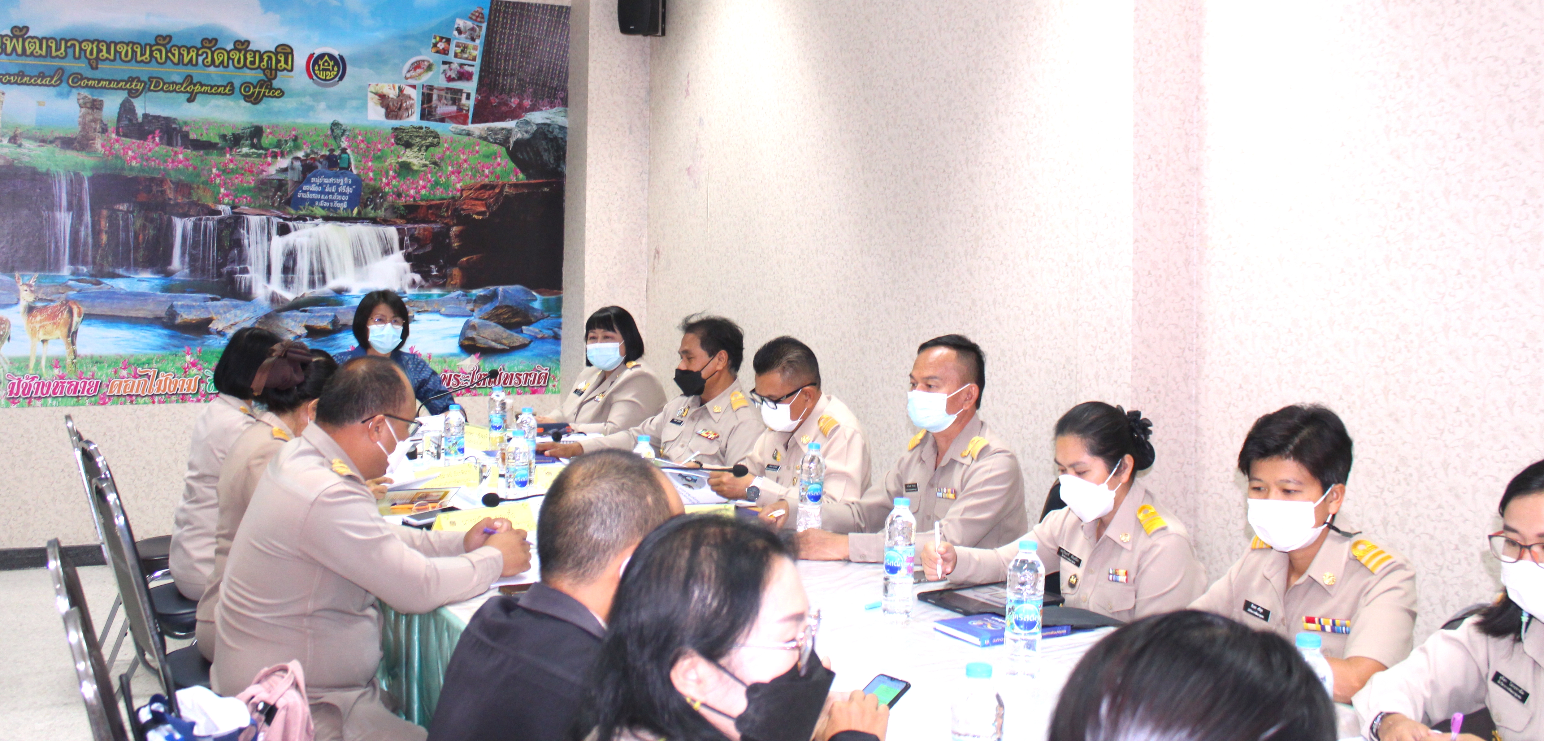 #พช_ชัยภูมิ รับการตรวจติดตามตามประเด็นการตรวจราชการกรมการพัฒนาชุมชน ประจำเดือนกุมภาพันธ์ พ.ศ. 2565