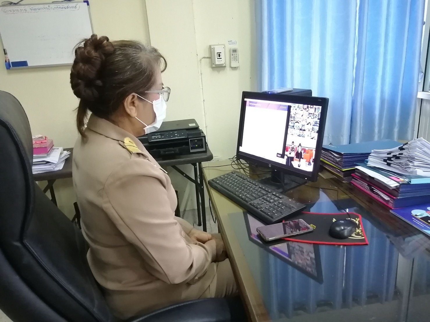 #พช_ชัยภูมิ ร่วมรับฟังการบริหารการจัดเก็บข้อมูลความจำเป็นพื้นฐาน (จปฐ.) ปี 2565