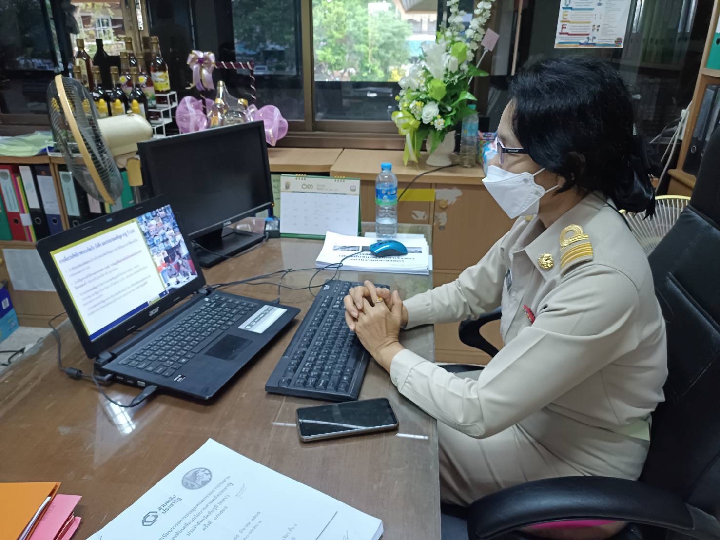 #พช_ชัยภูมิ ร่วมรับฟังการบริหารการจัดเก็บข้อมูลความจำเป็นพื้นฐาน (จปฐ.) ปี 2565