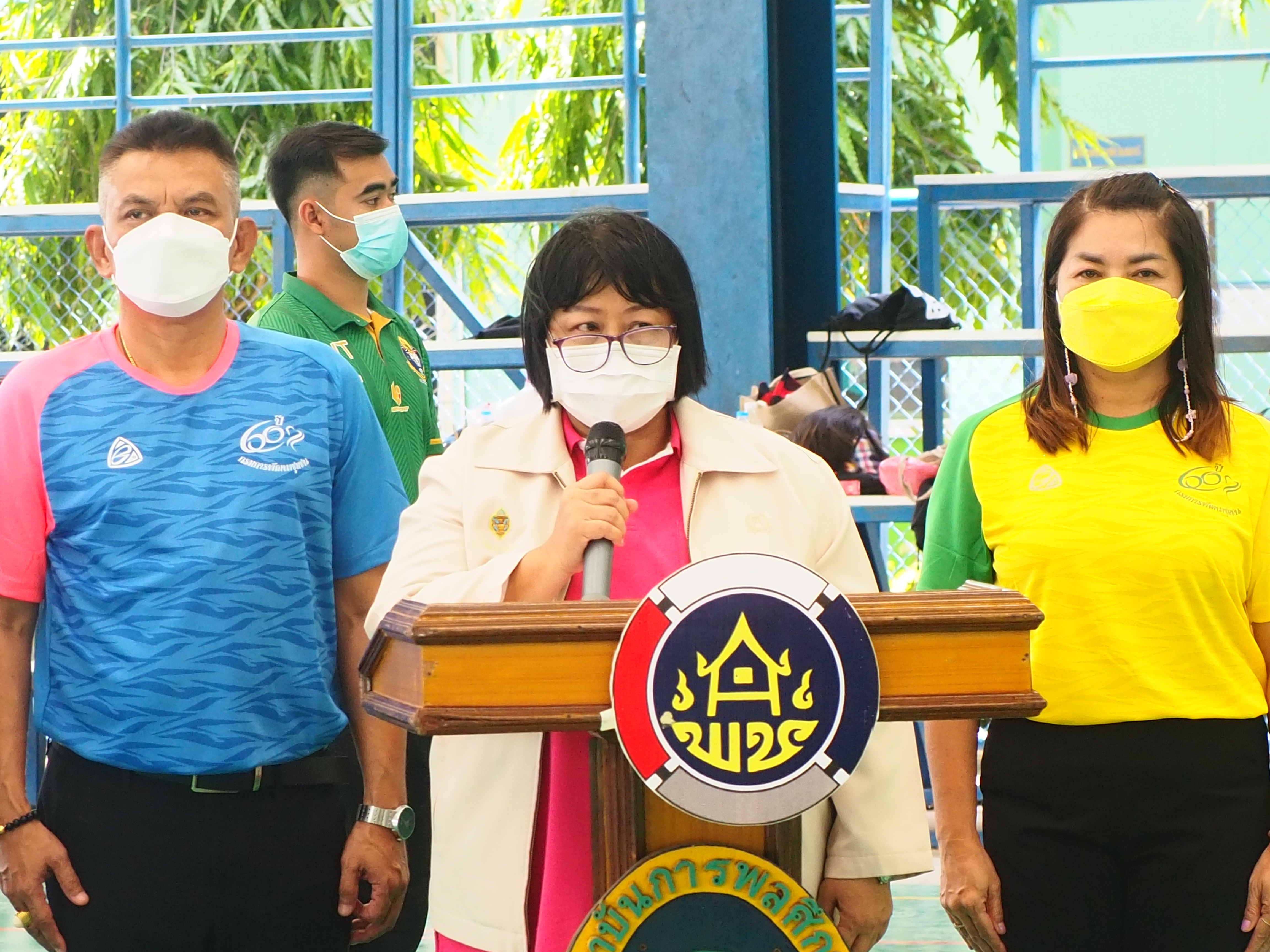 #พช_ชัยภูมิ จัดโครงการแข่งกีฬา “สานสัมพันธ์น้องพึ่ ๖๐ ปี พช.” เนื่องในโอกาสที่กรมการพัฒนาชุมชนก้าวเข้าสู่ปีที่ ๖๐ ในวันคล้ายวันก่อตั้งกรมการพัฒนาชุมชน ๑ ตุลาคม ๒๕๖๕