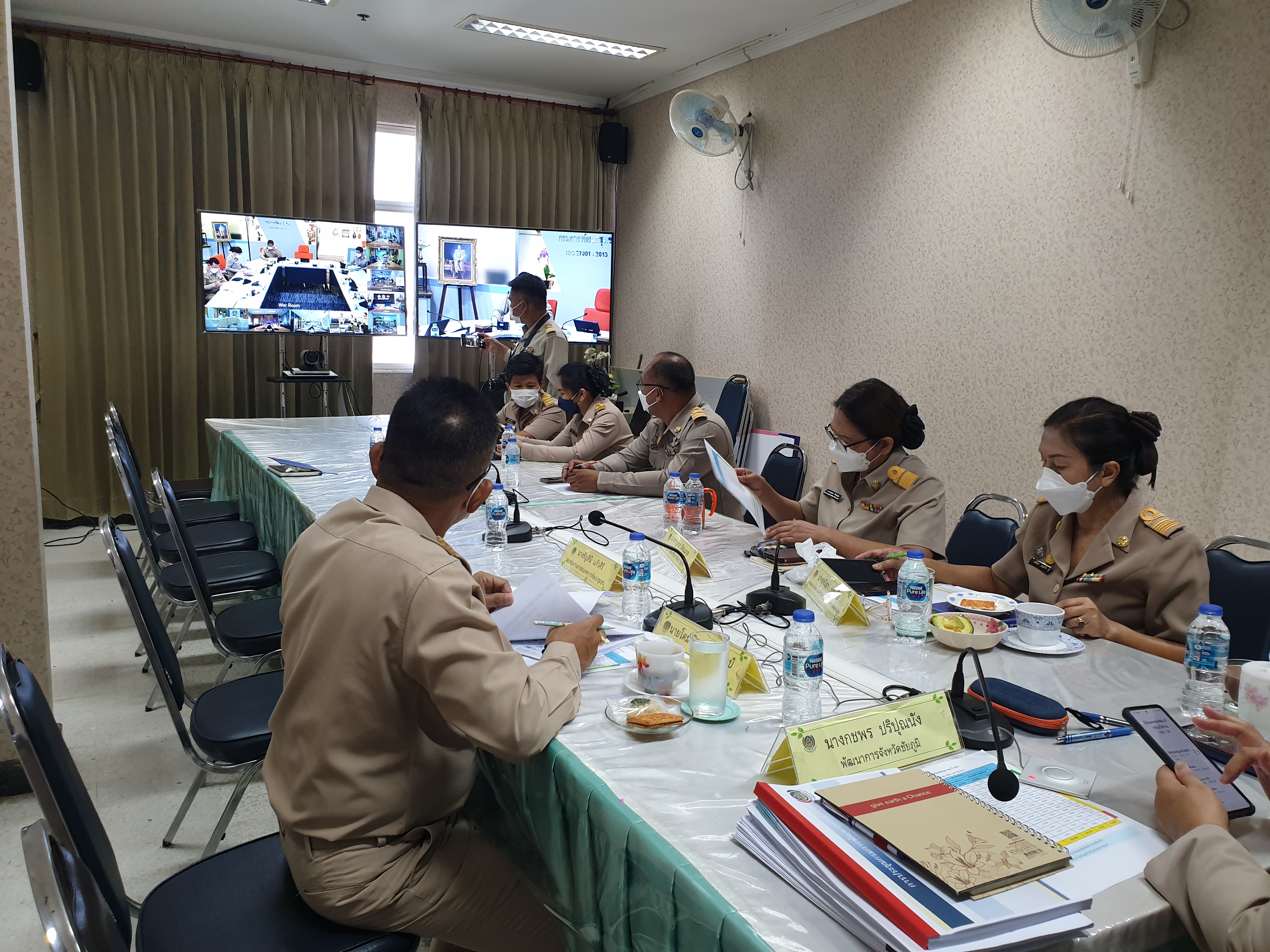 #พช_ชัยภูมิ ร่วมประชุมกรมการพัฒนาชุมชน ครั้งที่ 5/2565 ผ่านระบบการประชุมทางไกล (Video Conference)