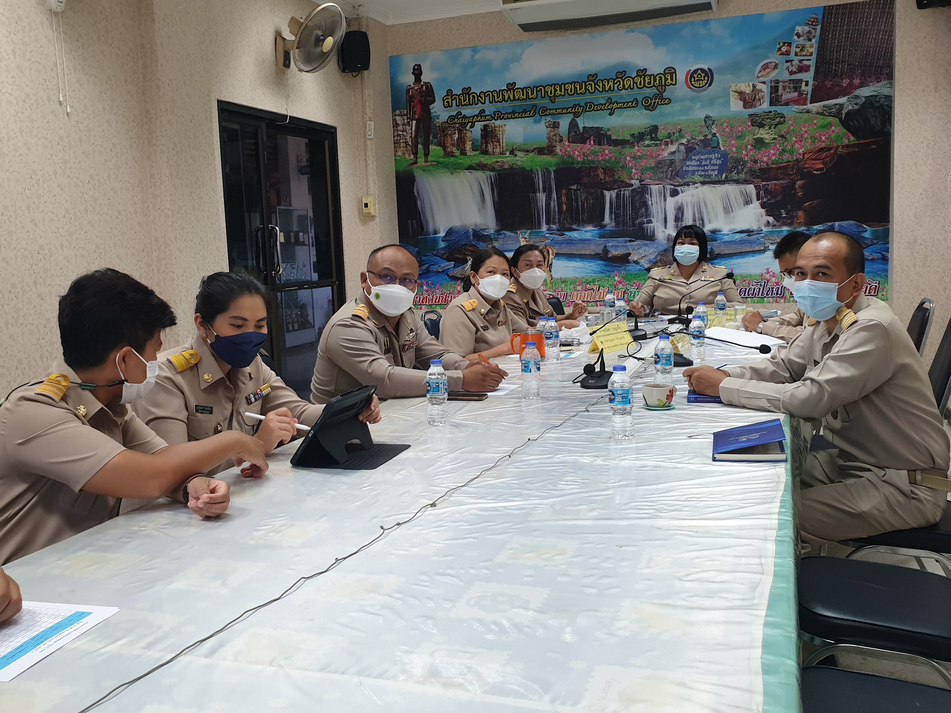 #พช_ชัยภูมิ ร่วมประชุมกรมการพัฒนาชุมชน ครั้งที่ 5/2565 ผ่านระบบการประชุมทางไกล (Video Conference)