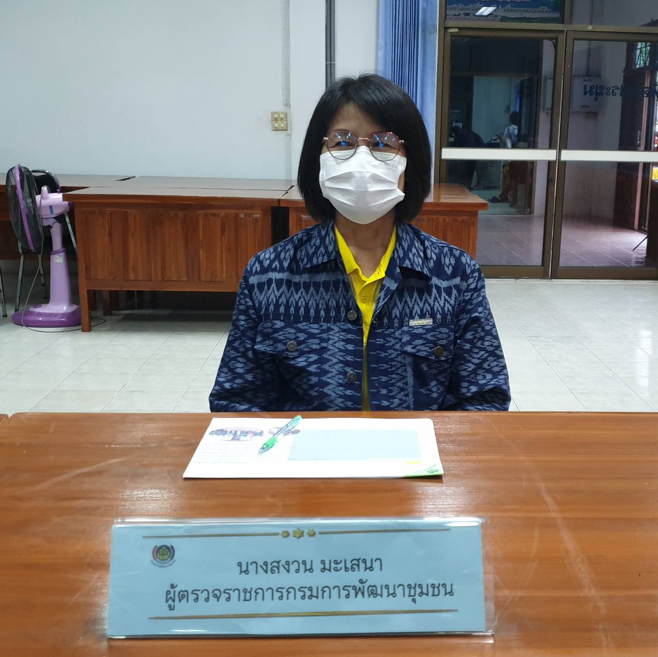 #พช_ชัยภูมิ รับการตรวจราชการของผู้ตรวจราชการกรมการพัฒนาชุมชน เขตตรวจราชการที่ 13 (นางสงวน  มะเสนา) ประจำเดือนพฤษภาคม 2565 ลงพื้นที่อำเภอเนินสง่า จังหวัดชัยภูมิ