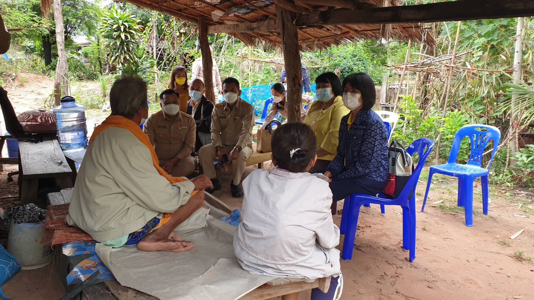 #พช_ชัยภูมิ รับการตรวจราชการของผู้ตรวจราชการกรมการพัฒนาชุมชน เขตตรวจราชการที่ 13 (นางสงวน  มะเสนา) ประจำเดือนพฤษภาคม 2565 ลงพื้นที่อำเภอเนินสง่า จังหวัดชัยภูมิ