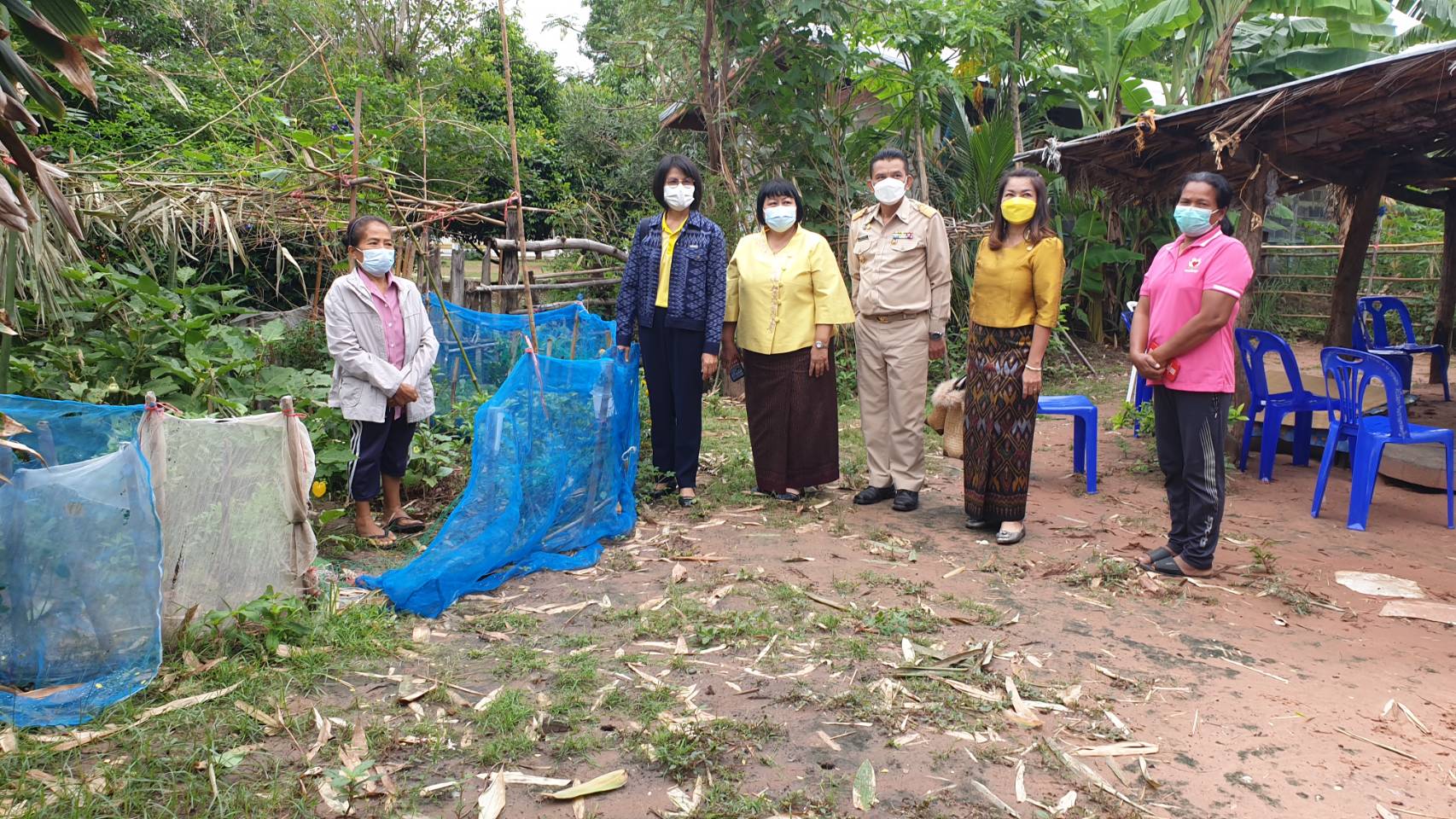 #พช_ชัยภูมิ รับการตรวจราชการของผู้ตรวจราชการกรมการพัฒนาชุมชน เขตตรวจราชการที่ 13 (นางสงวน  มะเสนา) ประจำเดือนพฤษภาคม 2565 ลงพื้นที่อำเภอเนินสง่า จังหวัดชัยภูมิ
