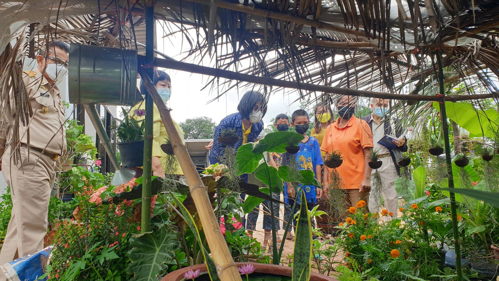 #พช_ชัยภูมิ รับการตรวจราชการของผู้ตรวจราชการกรมการพัฒนาชุมชน เขตตรวจราชการที่ 13 (นางสงวน  มะเสนา) ประจำเดือนพฤษภาคม 2565 ลงพื้นที่อำเภอเนินสง่า จังหวัดชัยภูมิ