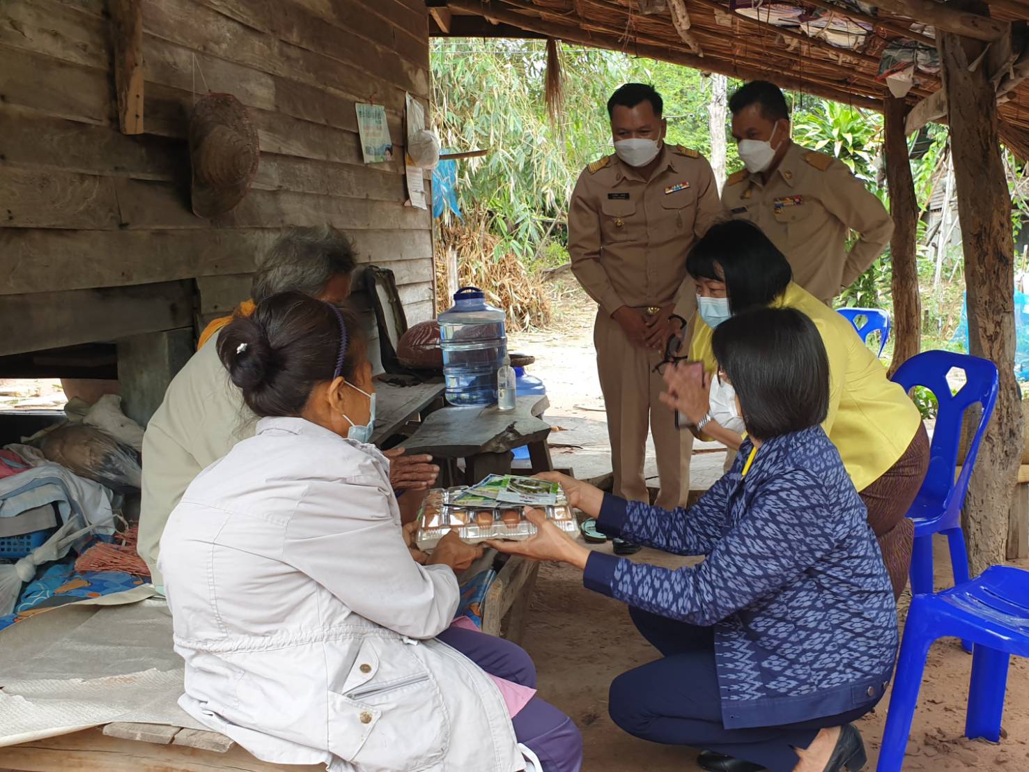 #พช_ชัยภูมิ รับการตรวจราชการของผู้ตรวจราชการกรมการพัฒนาชุมชน เขตตรวจราชการที่ 13 (นางสงวน  มะเสนา) ประจำเดือนพฤษภาคม 2565 ลงพื้นที่อำเภอเนินสง่า จังหวัดชัยภูมิ