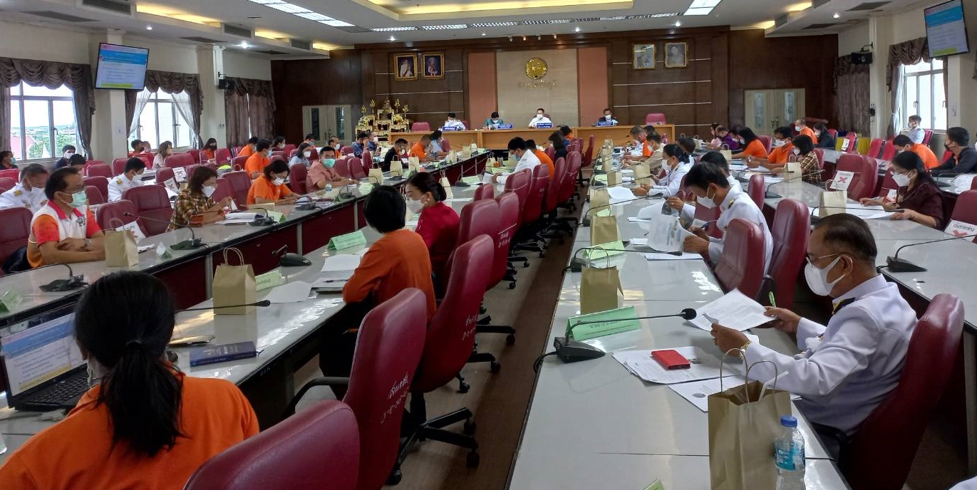 #พช_ชัยภูมิ ประชุมคณะกรรมการบริหารศูนย์อำนวยการขจัดความยากจนและพัฒนาคนทุกช่วงวัยอย่างยั่งยืนตามหลักปรัชญาของเศรษฐกิจพอเพียงจังหวัดชัยภูมิ (คจพ. จ. ชย.)