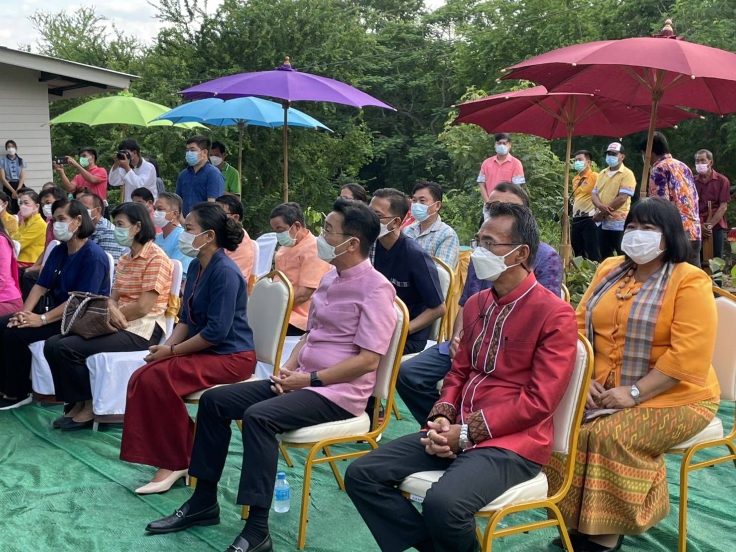 #พช_ชัยภูมิ ร่วมพิธีเปิดเทศกาลท่องเที่ยวบึงละหาน เทศกาลดูนก ชมเกาะ เลาะทุ่งบัวแดง (จุดชมวิวบึงละหาน บ้านดอนละนาม)