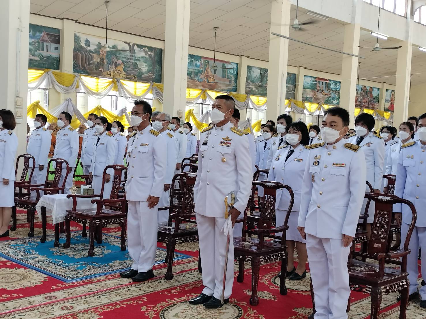 #พช_ชัยภูมิ ร่วมพิธีเจริญพระพุทธมนต์สมโภชพระพุทธรูปสำคัญพระไพรีพินาศเฉลิมพระเกียรติพระบาทสมเด็จพระเจ้าอยู่หัว เนื่องในโอกาสวันเฉลิมพระชนมพรรษา 70 พรรษา ในวันที่ 28 กรกฎาคม 2565