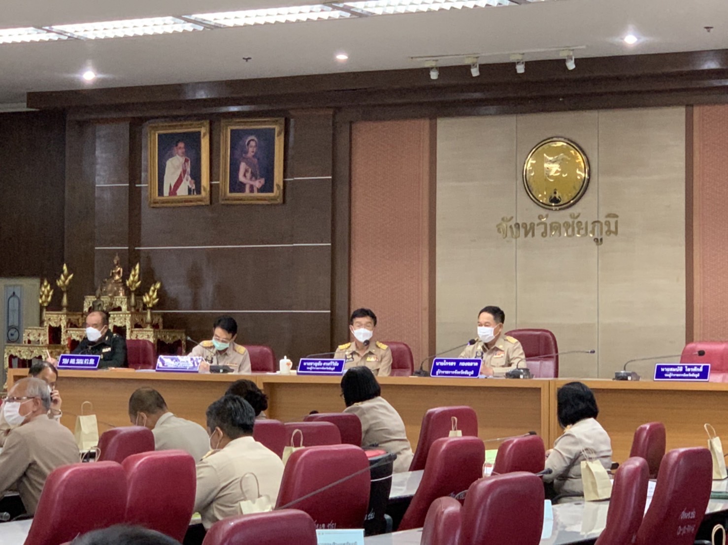 #จังหวัดชัยภูมิ #พช_ชัยภูมิ จัดประชุมคณะกรรมการบริหารศูนย์อำนวยการขจัดความยากจนและพัฒนาคนทุกช่วงวัยอย่างยั่งยืนตามหลักปรัชญาของเศรษฐกิจพอเพียงจังหวัดชัยภูมิ (ศจพ.จ.ชย.) ครั้งที่ 4/2565