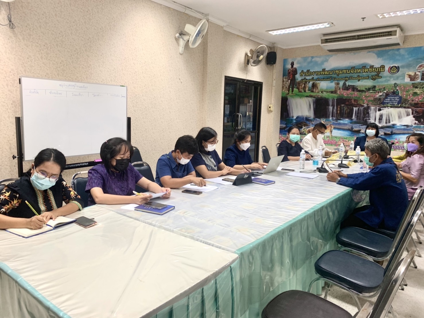 #พช_ชัยภูมิ ประชุมติดตามความก้าวหน้าการดำเนินกิจกรรมพัฒนาชุมชนจังหวัดชัยภูมิ ปีงบประมาณ 2565 ประจำเดือน กรกฎาคม 2565