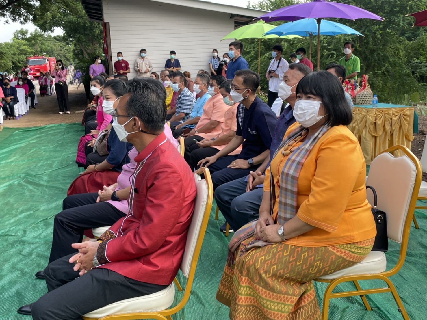 #พช_ชัยภูมิ ร่วมพิธีเปิดเทศกาลท่องเที่ยวบึงละหาน เทศกาลดูนก ชมเกาะ เลาะทุ่งบัวแดง (จุดชมวิวบึงละหาน บ้านดอนละนาม)