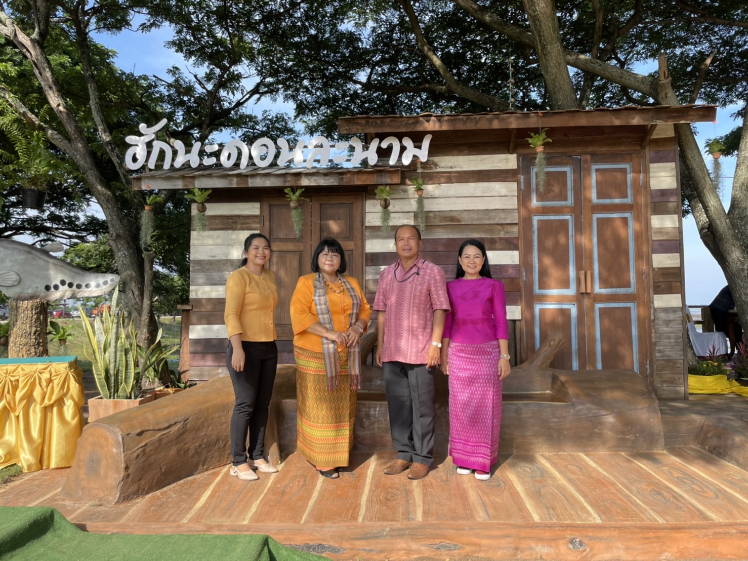 #พช_ชัยภูมิ ร่วมพิธีเปิดเทศกาลท่องเที่ยวบึงละหาน เทศกาลดูนก ชมเกาะ เลาะทุ่งบัวแดง (จุดชมวิวบึงละหาน บ้านดอนละนาม)