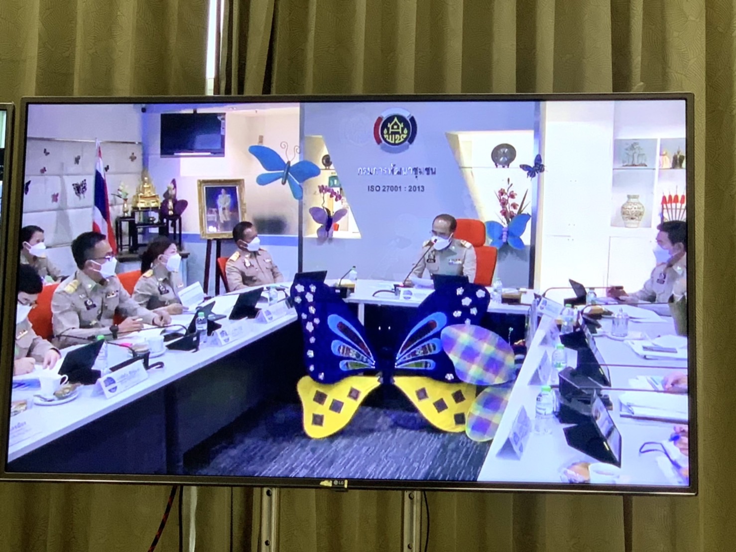 #พช.ชัยภูมิ ร่วมประชุมกรมการพัฒนาชุมชน ครั้งที่ 7/2565 ผ่านระบบการประชุมทางไกล (Video Conference)