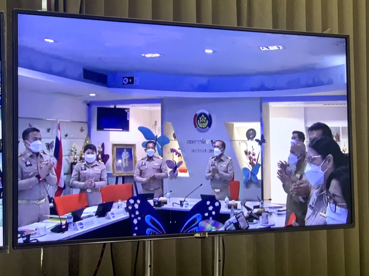 #พช.ชัยภูมิ ร่วมประชุมกรมการพัฒนาชุมชน ครั้งที่ 7/2565 ผ่านระบบการประชุมทางไกล (Video Conference)