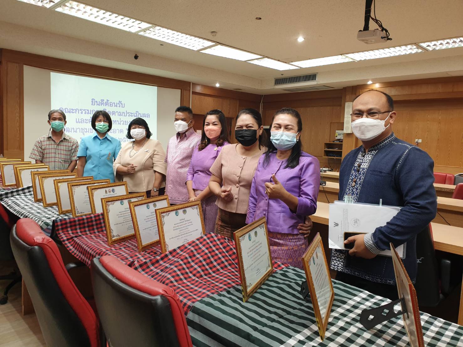 #พช_ชัยภูมิ ร่วมประเมินผลการดำเนินงานโครงการพัฒนาชุมชนใสสะอาด ประจำปีงบประมาณ พ.ศ.2565