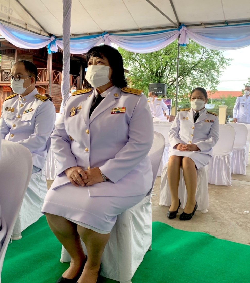 # พช_ชัยภูมิ ร่วมพิธีทำบุญตักบาตรถวายพระราชกุศล เฉลิมพระเกียรติสมเด็จพระนางเจ้าสิริกิติ์ พระบรมราชินีนาถ พระบรมราชชนนีพันปีหลวง เนื่องในโอกาสมหามงคลเฉลิมพระชนมพรรษา 90 พรรษา 12 สิงหาคม 2565