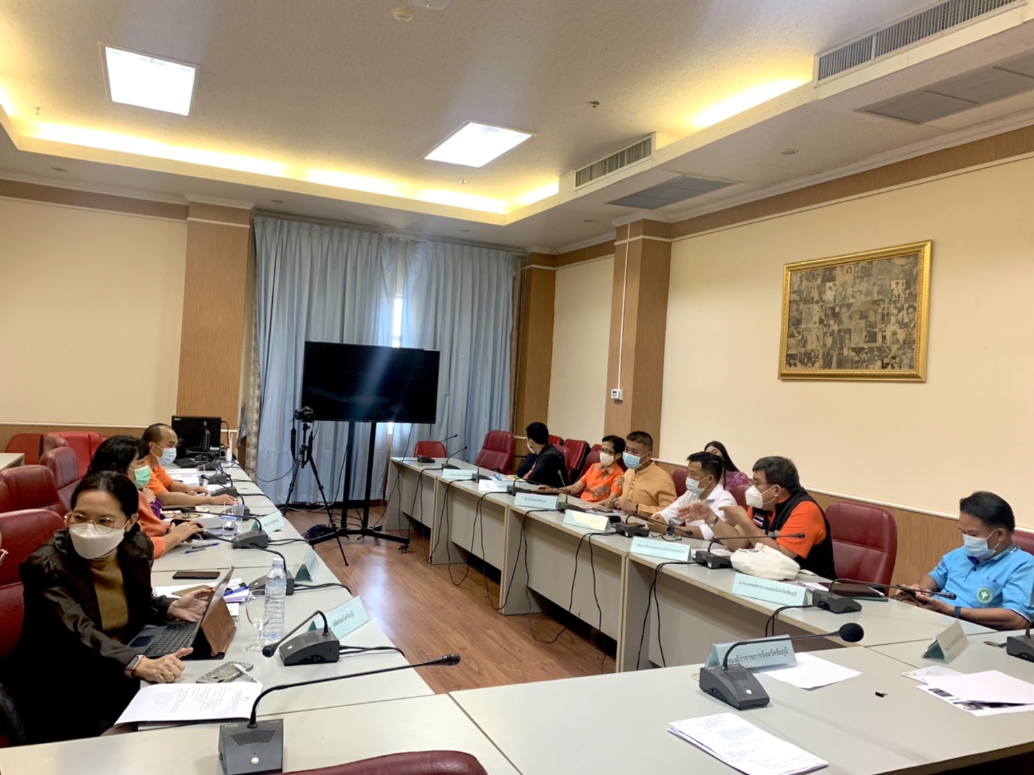 #พช_ชัยภูมิ ร่วมการประชุมติดตามความก้าวหน้าการดำเนินงานการขับเคลื่อนจังหวัดที่มีผลสัมฤทธิ์สูง (High Performance Province : HPP) ประจำปีงบประมาณ พ.ศ 2565 ผ่านสื่ออิเล็กทรอนิกส์