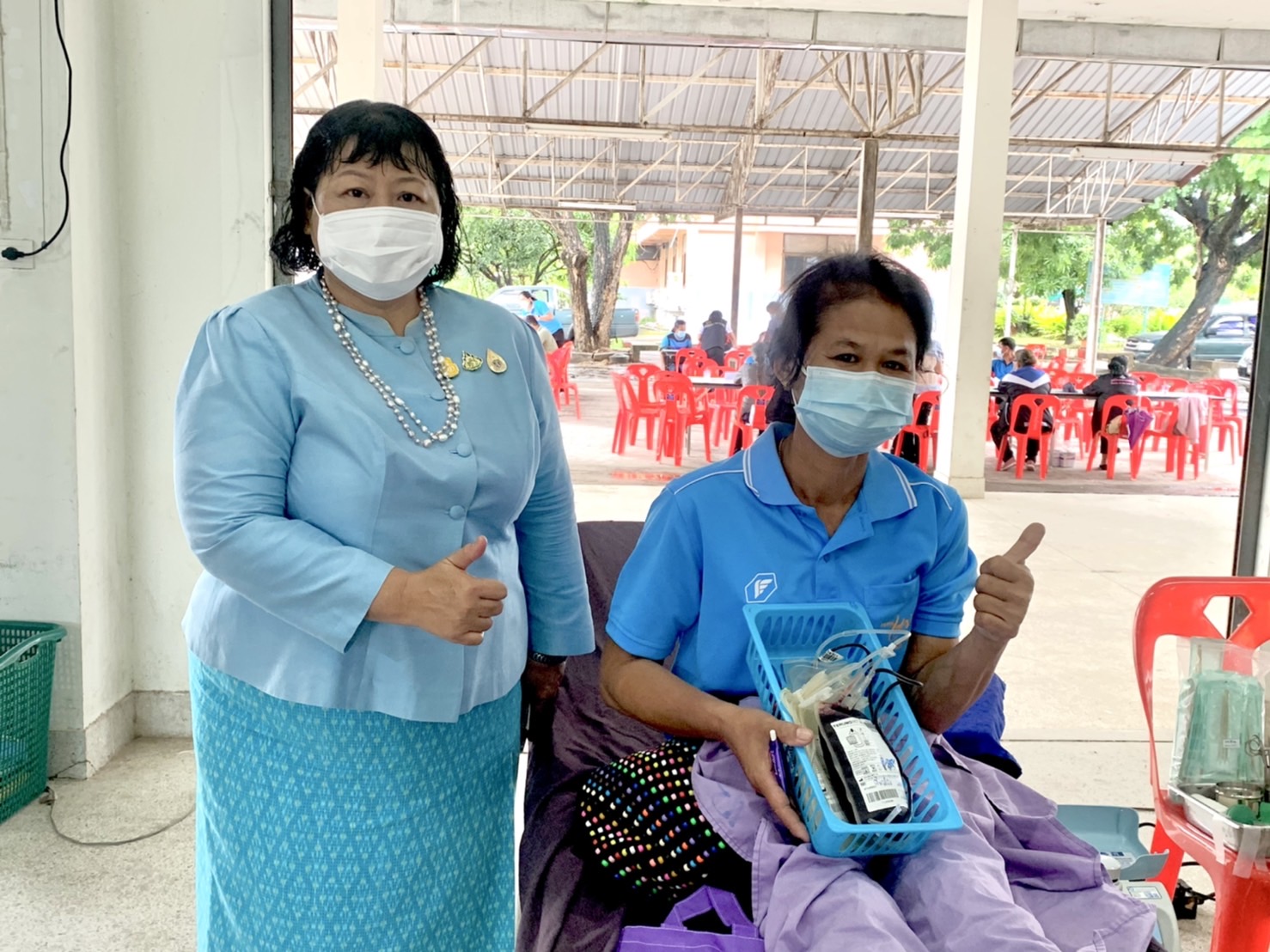 #พช_ชัยภูมิ ร่วมกับ สพอ.เมืองชัยภูมิ เครือข่ายกองทุนแม่ของแผ่นดิน อำเภอเมืองชัยภูมิ ขับเคลื่อนโครงการบริจาคโลหิต “90 พรรษา 90 ล้านซีชี ถวายราชสดุดี สมเด็จพระบรมราชชนนีพันปีหลวง”