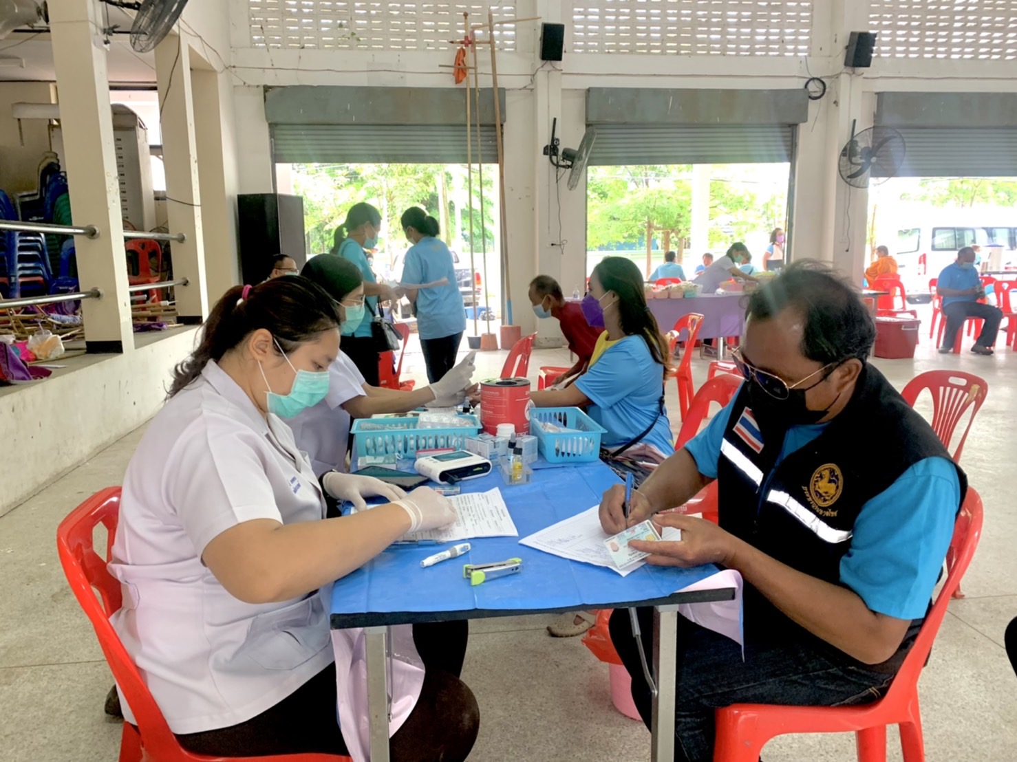 #พช_ชัยภูมิ ร่วมกับ สพอ.เมืองชัยภูมิ เครือข่ายกองทุนแม่ของแผ่นดิน อำเภอเมืองชัยภูมิ ขับเคลื่อนโครงการบริจาคโลหิต “90 พรรษา 90 ล้านซีชี ถวายราชสดุดี สมเด็จพระบรมราชชนนีพันปีหลวง”
