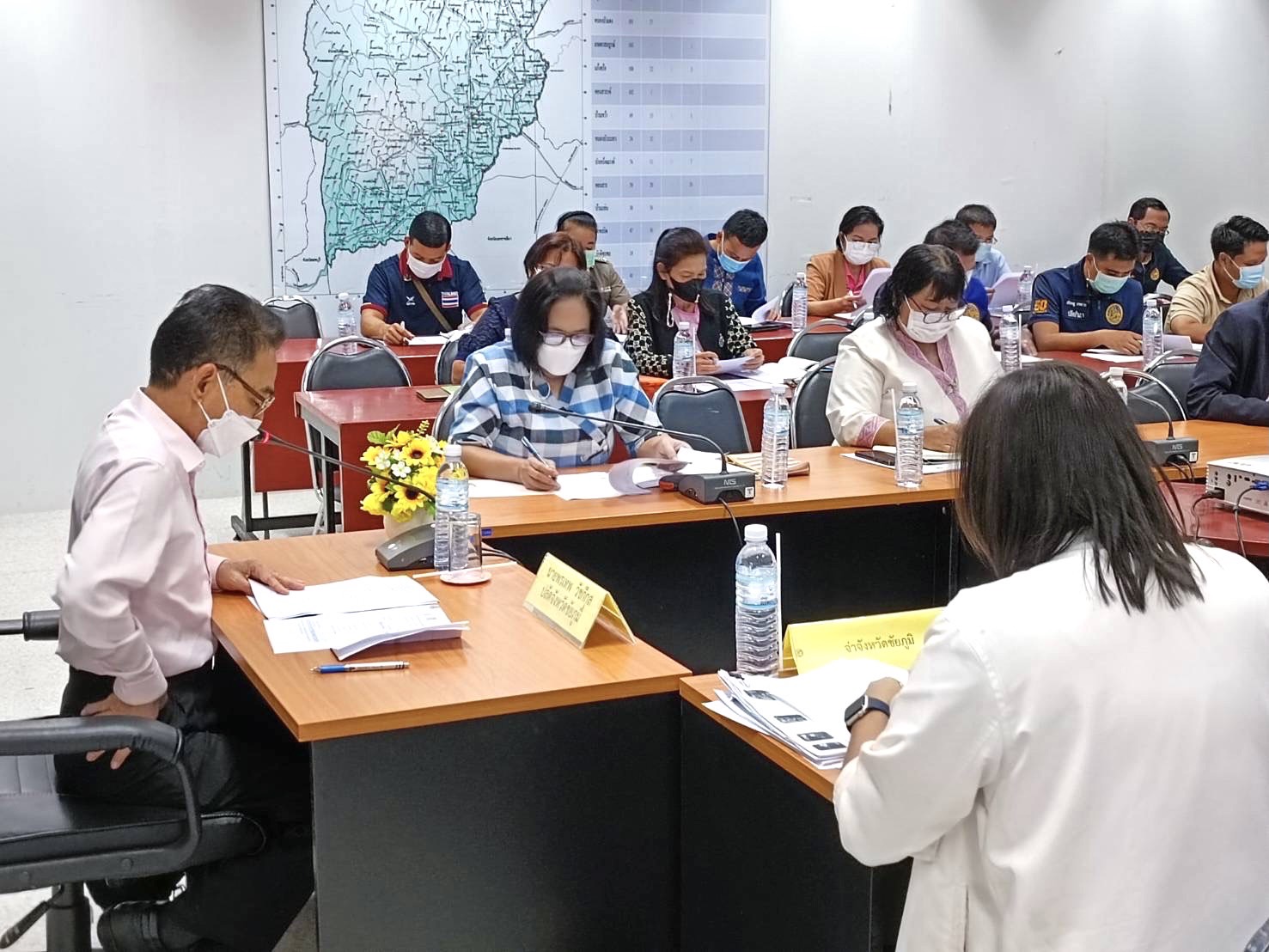 #พช_ชัยภูมิ ร่วมประชุมคณะทำงานขับเคลื่อนการขจัดความยากจนและพัฒนาคนทุกช่วงวัยอย่างยั่งยืนตามหลักปรัชญาของเศรษฐกิจพอเพียงจังหวัดชัยภูมิ ด้านหนี้สิน