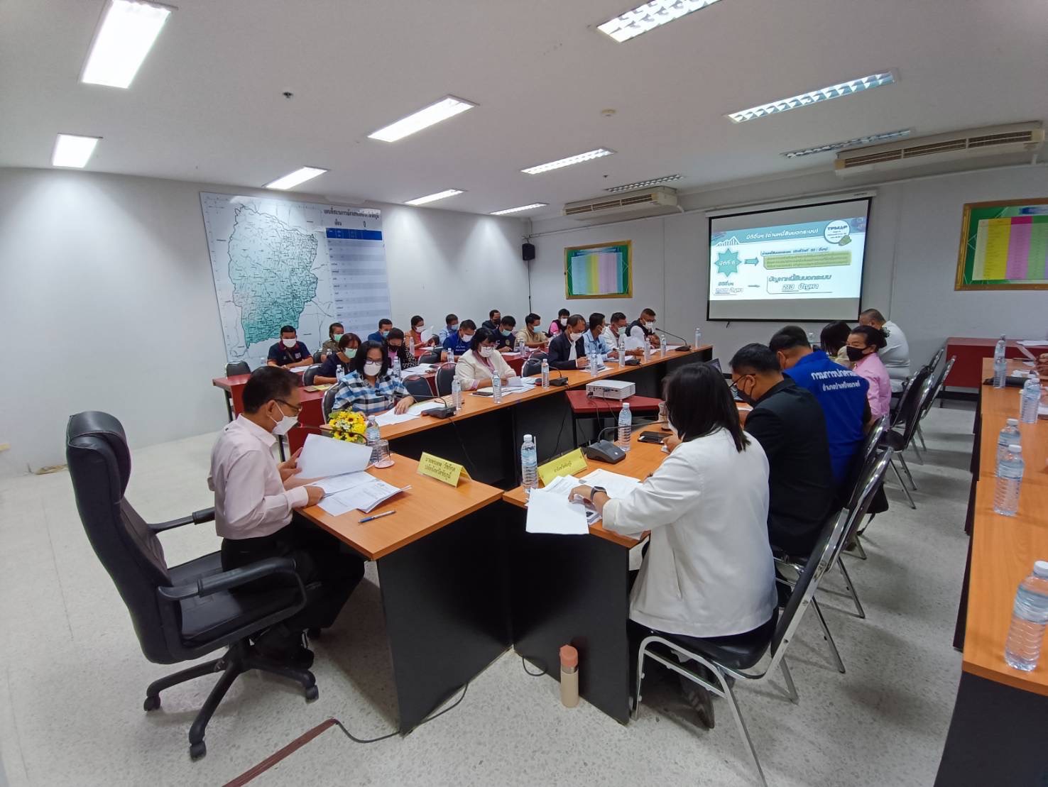 #พช_ชัยภูมิ ร่วมประชุมคณะทำงานขับเคลื่อนการขจัดความยากจนและพัฒนาคนทุกช่วงวัยอย่างยั่งยืนตามหลักปรัชญาของเศรษฐกิจพอเพียงจังหวัดชัยภูมิ ด้านหนี้สิน