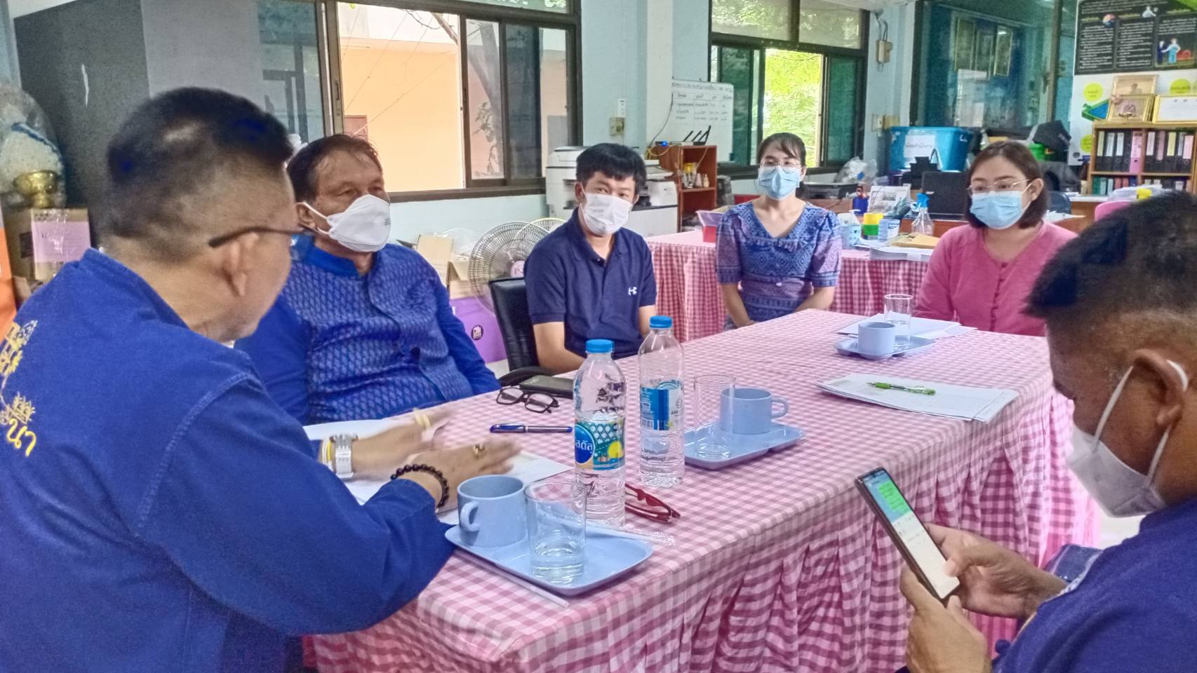 #พช_ชัยภูมิ ติดตามการดำเนินงานตามแผนปฏิบัติงานและแผนการใช้จ่ายงบประมาณ และภารกิจสำคัญของกรมการพัฒนาชุมชน ประจำปีงบประมาณ พ.ศ. 2565 ประกอบด้วยอำเภอหนองบัวแดง และอำเภอคอนสาร