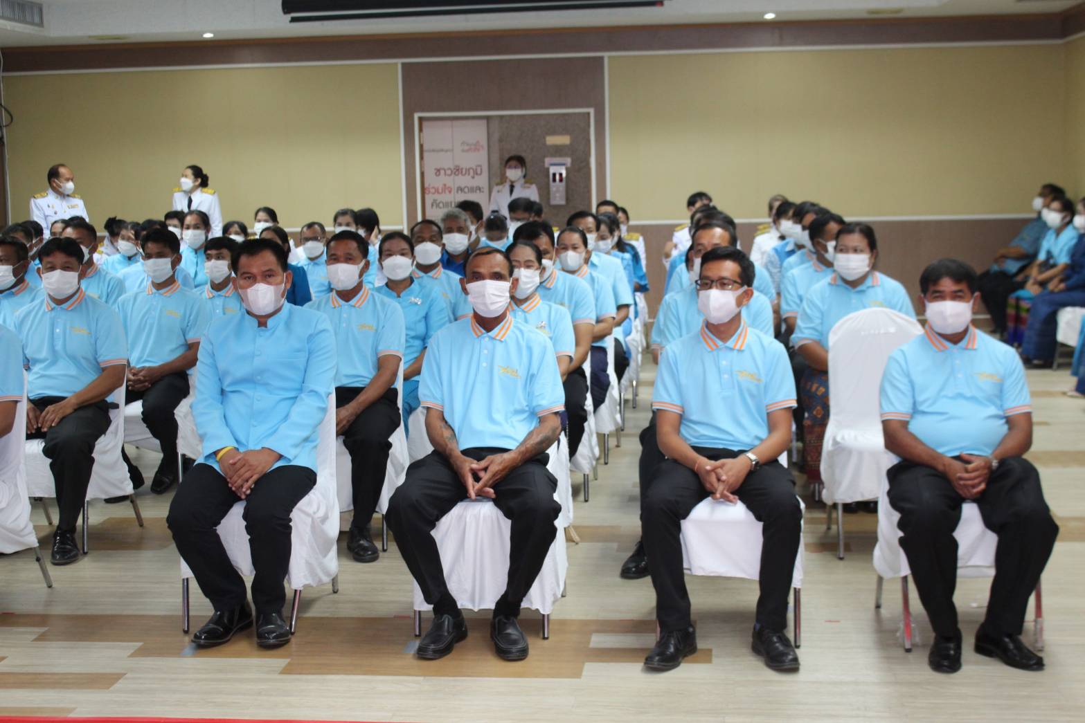 ::> จังหวัดชัยภูมิ จัดพิธีมอบเงินพระราชทานขวัญถุงกองทุนแม่ของแผ่นดิน ประจำปี 2565