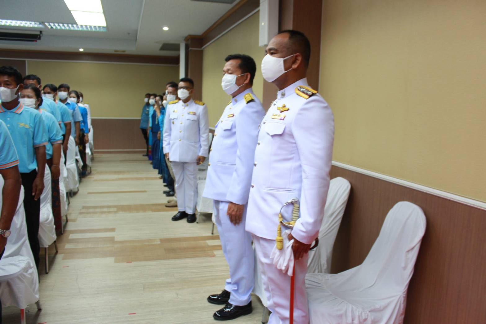 ::> จังหวัดชัยภูมิ จัดพิธีมอบเงินพระราชทานขวัญถุงกองทุนแม่ของแผ่นดิน ประจำปี 2565