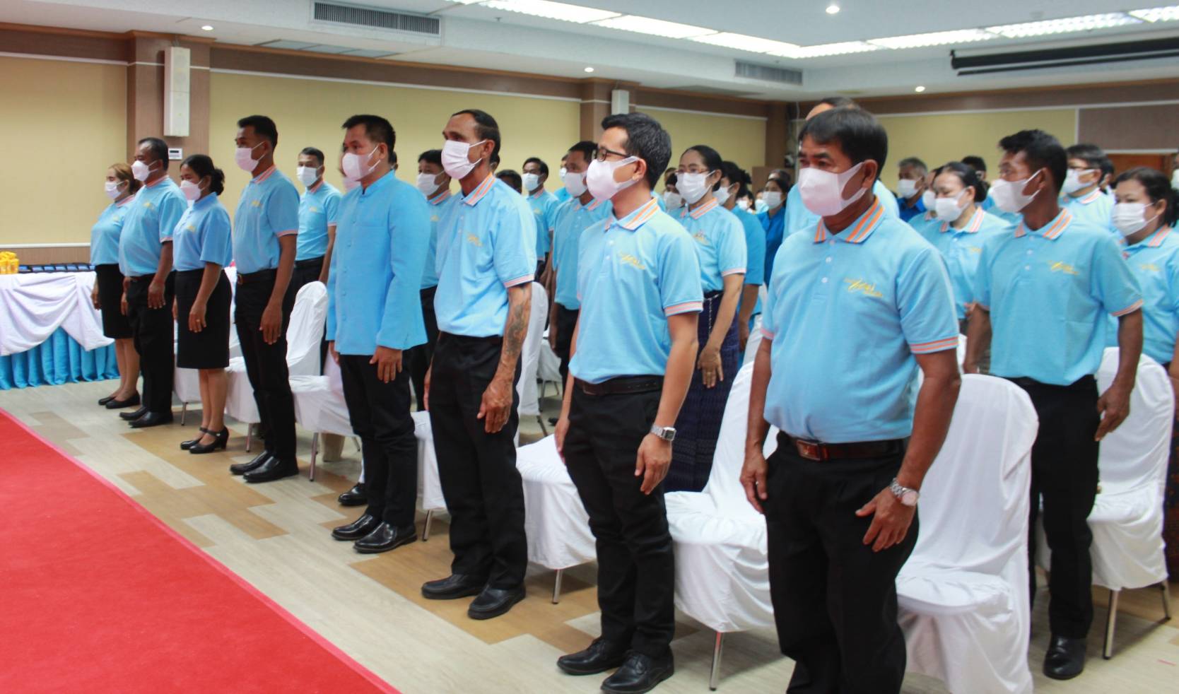 ::> จังหวัดชัยภูมิ จัดพิธีมอบเงินพระราชทานขวัญถุงกองทุนแม่ของแผ่นดิน ประจำปี 2565