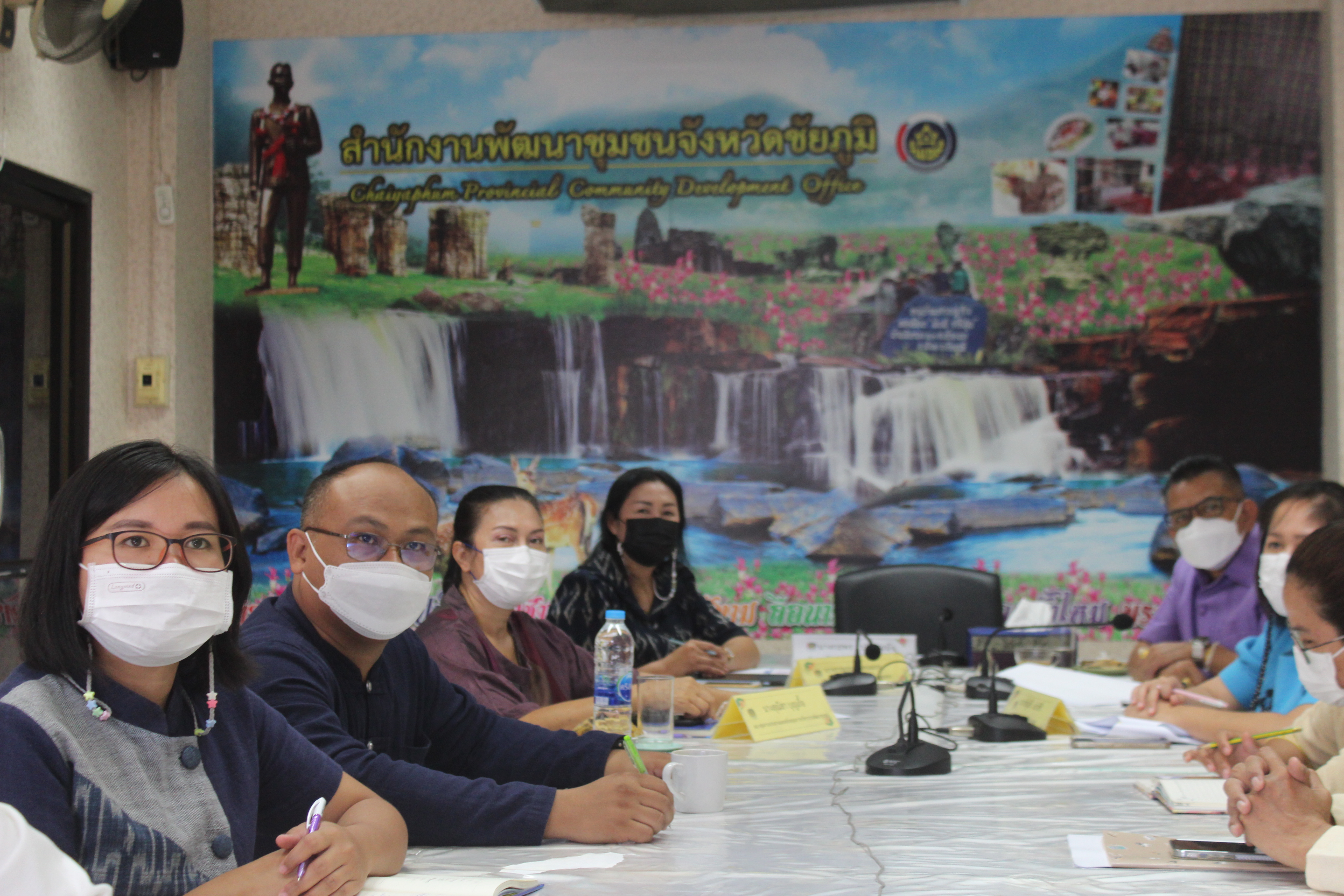 #พช_ชัยภูมิ ร่วมประชุมประจำเดือนกรมการพัฒนาชุมชน ครั้งที่ 9/2565 ผ่านระบบวีดีทัศทางไกล (Video Conference)