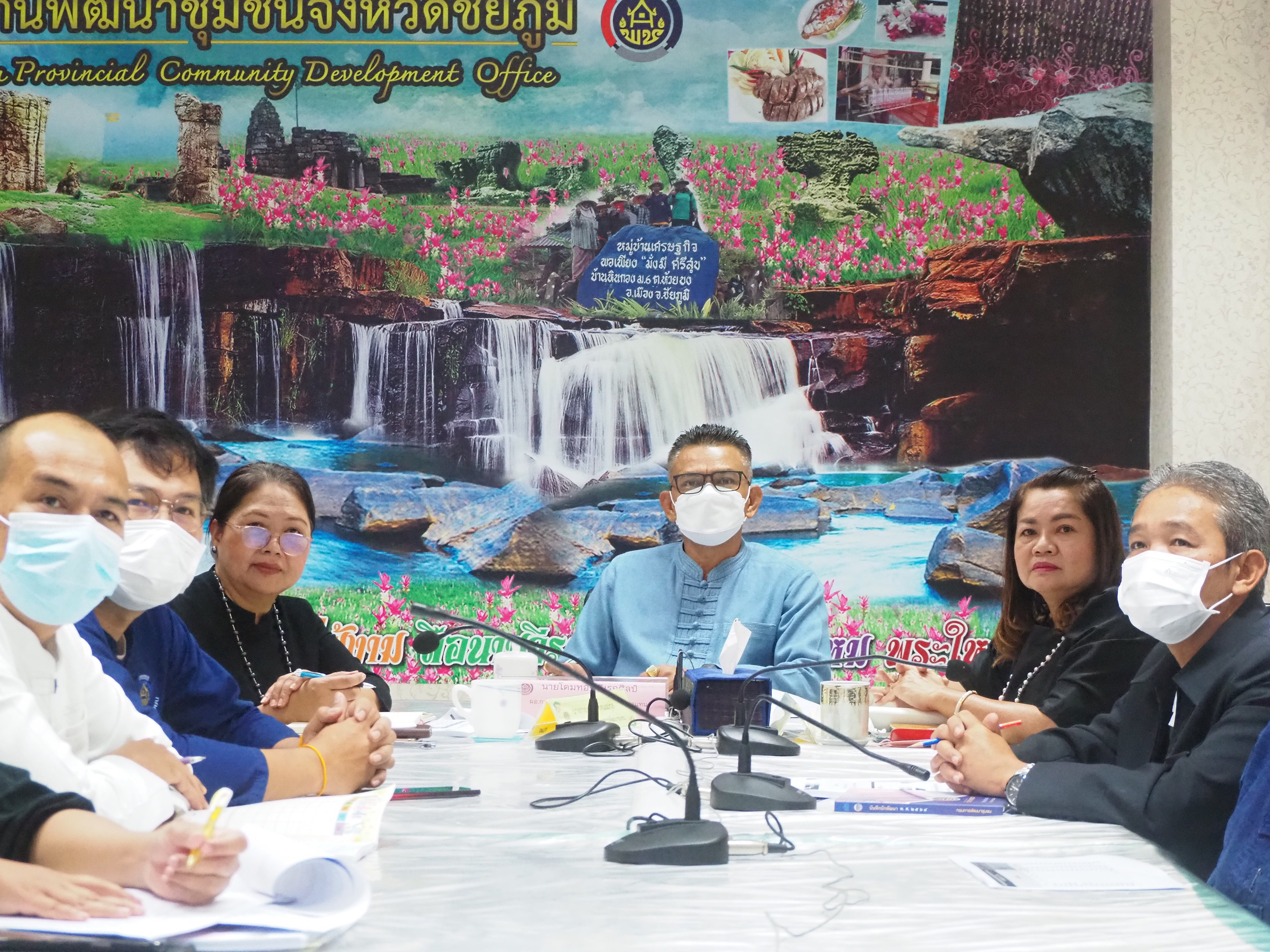 #พช_ชัยภูมิ ร่วมประชุมประจำเดือนกรมการพัฒนาชุมชน ครั้งที่ 10/2565 ผ่านระบบวีดิทัศน์ทางไกล (Video Conference)