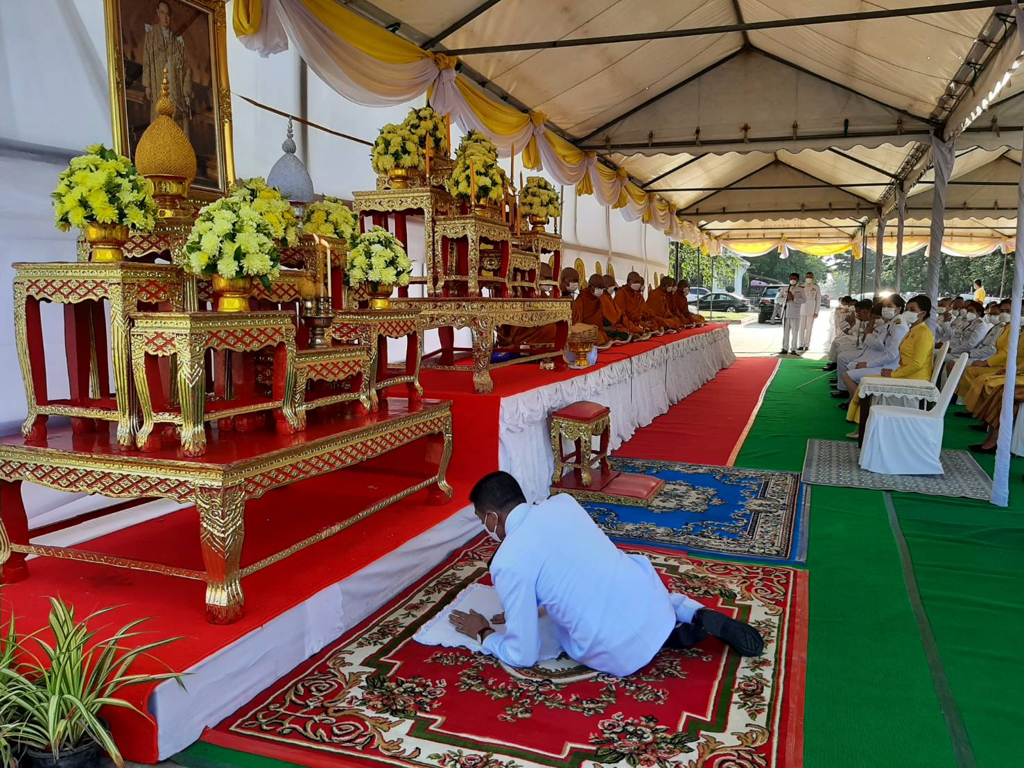 #พช.ชัยภูมิ ร่วมพิธีน้อมรำลึกในพระมหากรุณาธิคุณ เนื่องในวันคล้ายวันสวรรคต พระบาทสมเด็จพระบรมชนกาธิเบศร มหาภูมิพลอดุลยเดช บรมนาถบพิตร 13 ตุลาคม 2565