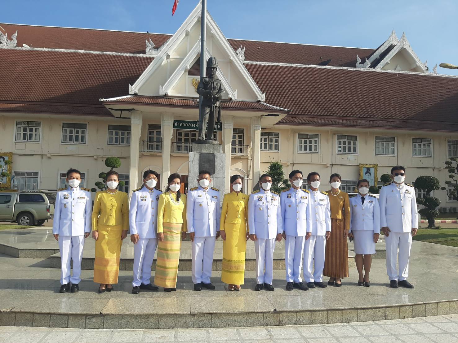 #พช_ชัยภูมิ ร่วมพิธีน้อมรำลึกในพระมหากรุณาธิคุณ เนื่องในวันคล้ายวันสวรรคต พระบาทสมเด็จพระบรมชนกาธิเบศร มหาภูมิพลอดุลยเดช บรมนาถบพิตร 13 ตุลาคม 2565