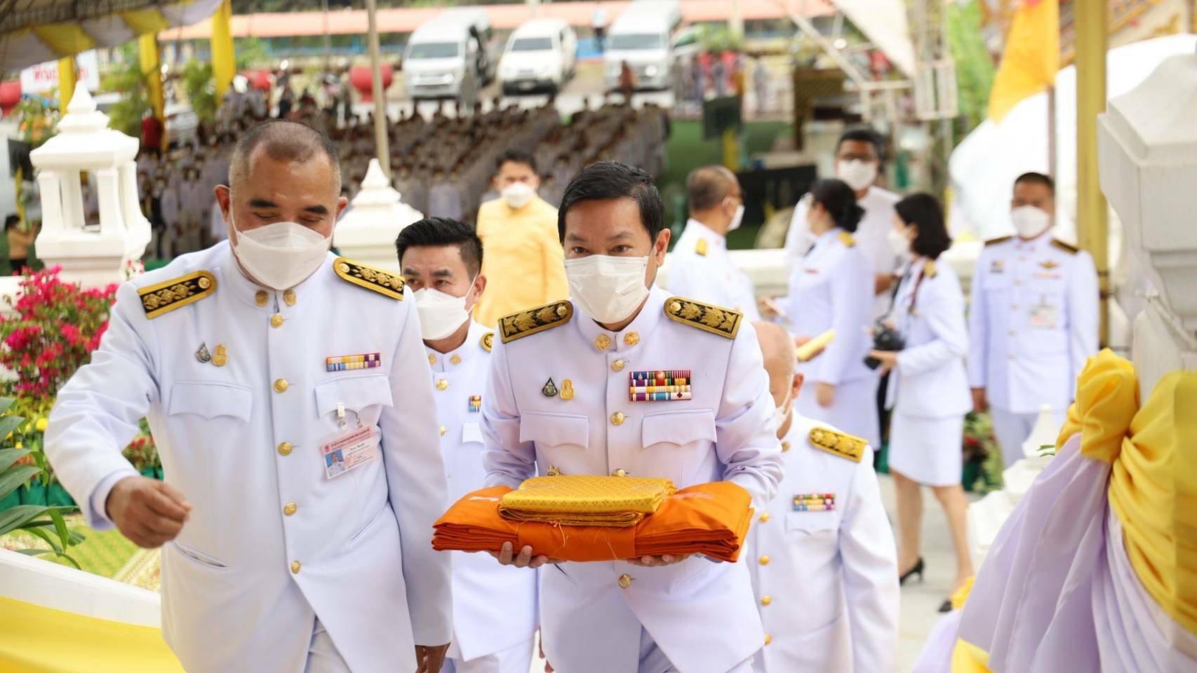 #พช_ชัยภูมิ ร่วมพิธีถวายผ้าพระกฐินพระราชทาน กรมการพัฒนาชุมชน ประจำปี พ.ศ. 2565