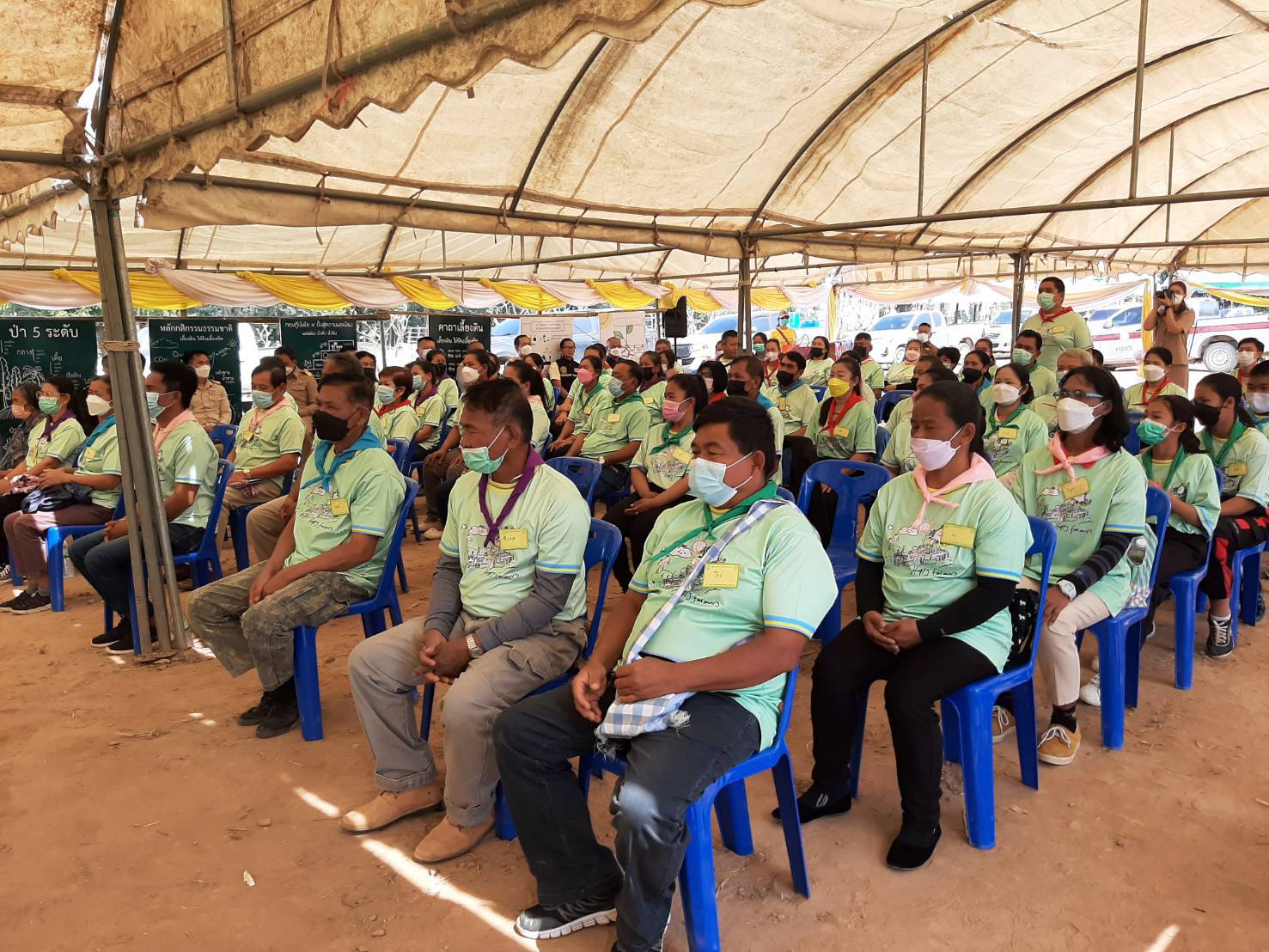 #พช_ชัยภูมิ ร่วมโครงการตามแนวพระราชดำริเศรษฐกิจพอเพียงเกษตรทฤษฎีใหม่ โครงการ “ปลูกคน สร้างป่า ด้วย โคก หนอง นา” เฉลิมพระเกียรติ พระบาทสมเด็จพระเจ้าอยู่หัว