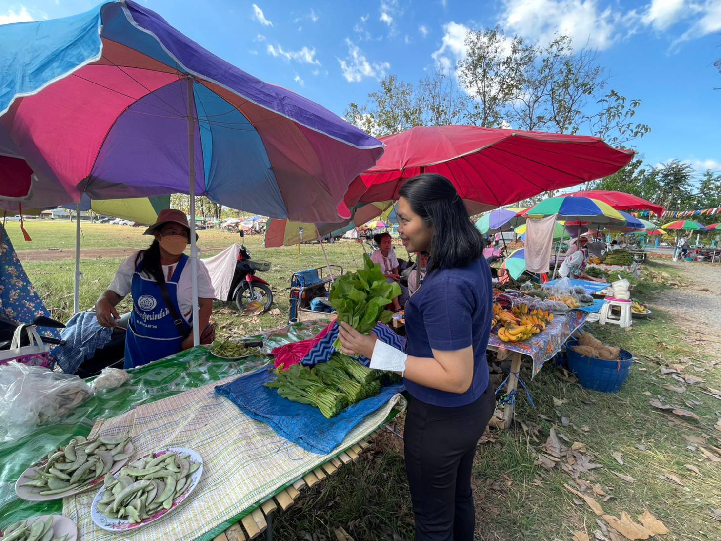 #พช_ชัยภูมิ ติดตามและสนับสนุนตลาดนัดคนไทยยิ้มได้ เพื่อขับเคลื่อนเศรษฐกิจฐานรากมั่นคง