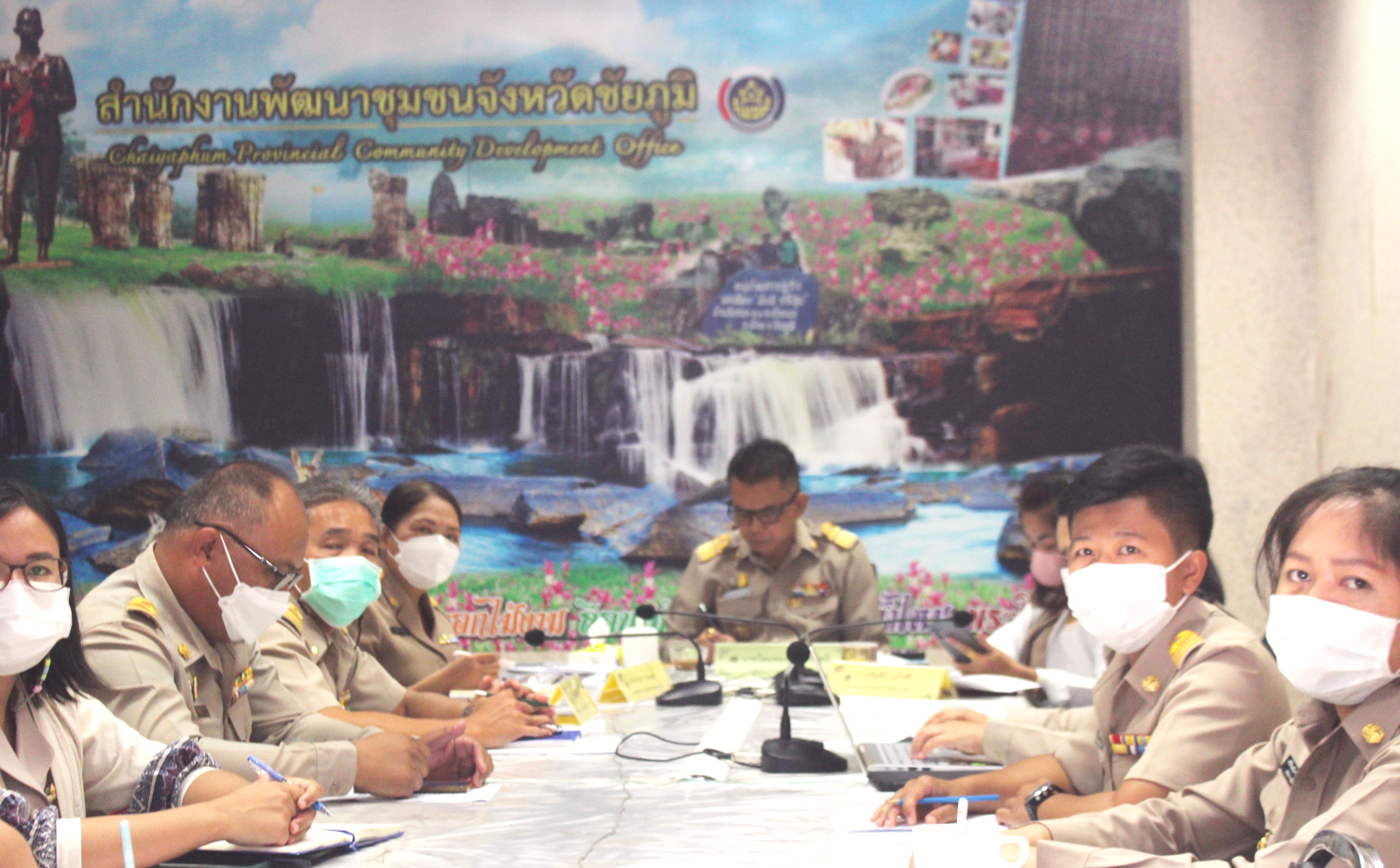 #พช_จังหวัดชัยภูมิ ร่วมการประชุมกรมการพัฒนาชุมชน ครั้งที่ 11/2565 ผ่านระบบวีดิทัศน์ทางไกล (Video Conference)