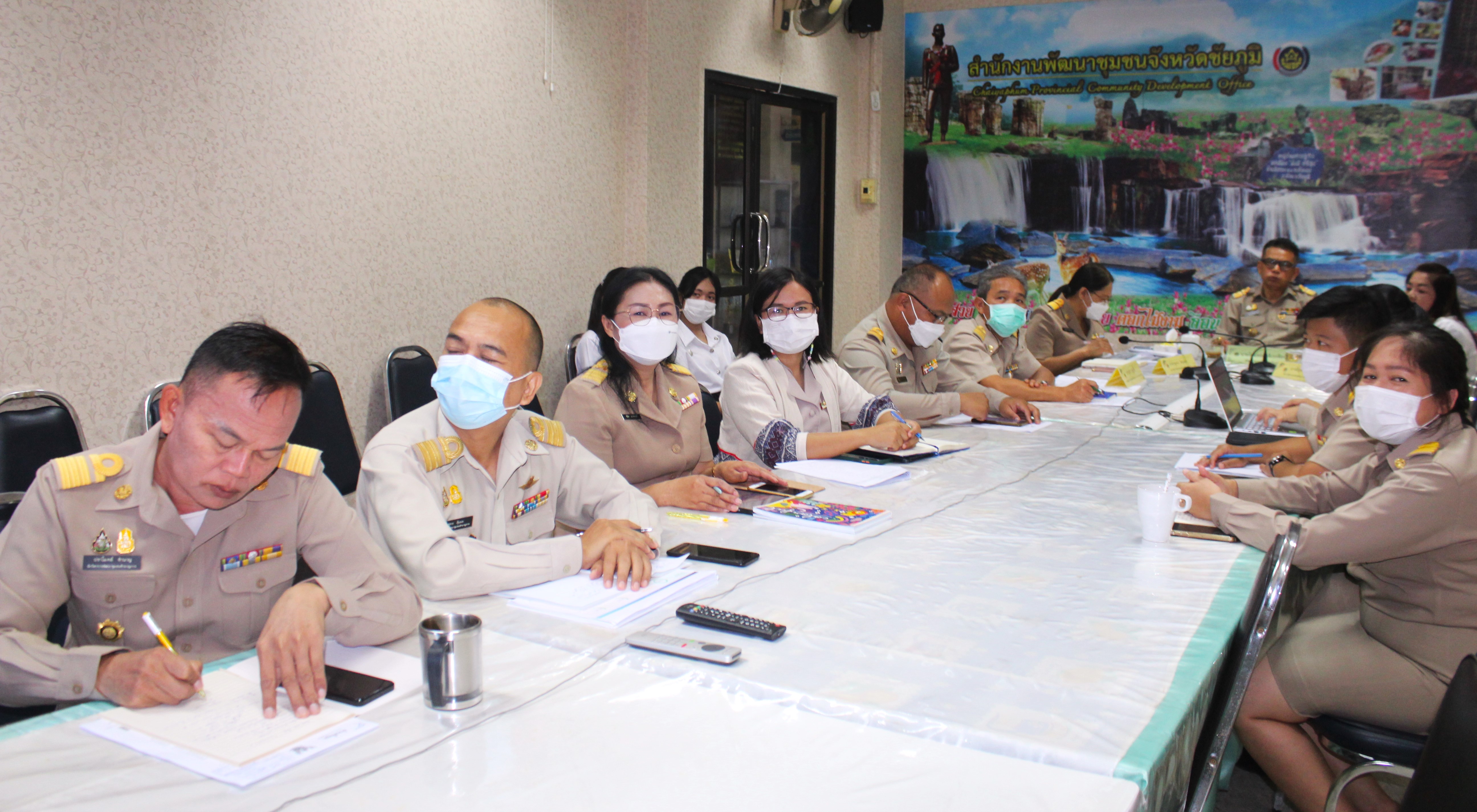 #พช_จังหวัดชัยภูมิ ร่วมการประชุมกรมการพัฒนาชุมชน ครั้งที่ 11/2565 ผ่านระบบวีดิทัศน์ทางไกล (Video Conference)