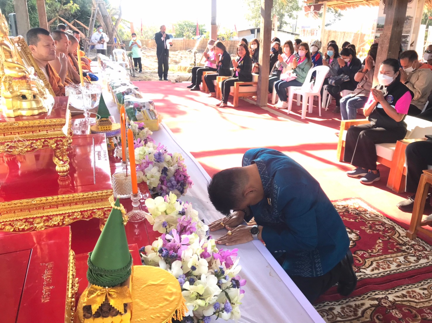 พช_ชัยภูมิ : ดำเนินโครงการ “ธรรมะนำทางสู่การขับเคลื่อนงานพัฒนาชุมชนอย่างเข้มแข็ง”