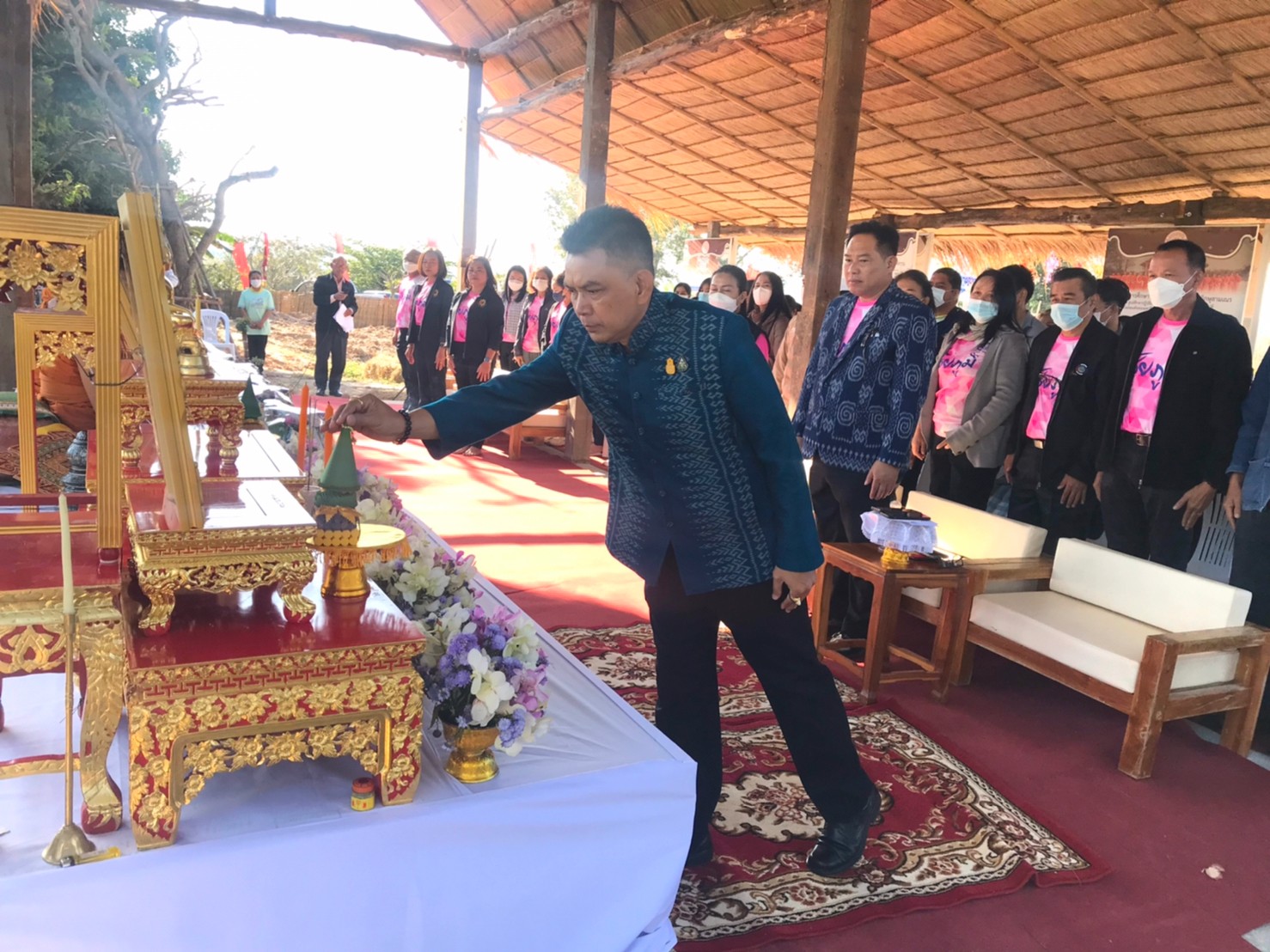 พช_ชัยภูมิ : ดำเนินโครงการ “ธรรมะนำทางสู่การขับเคลื่อนงานพัฒนาชุมชนอย่างเข้มแข็ง”