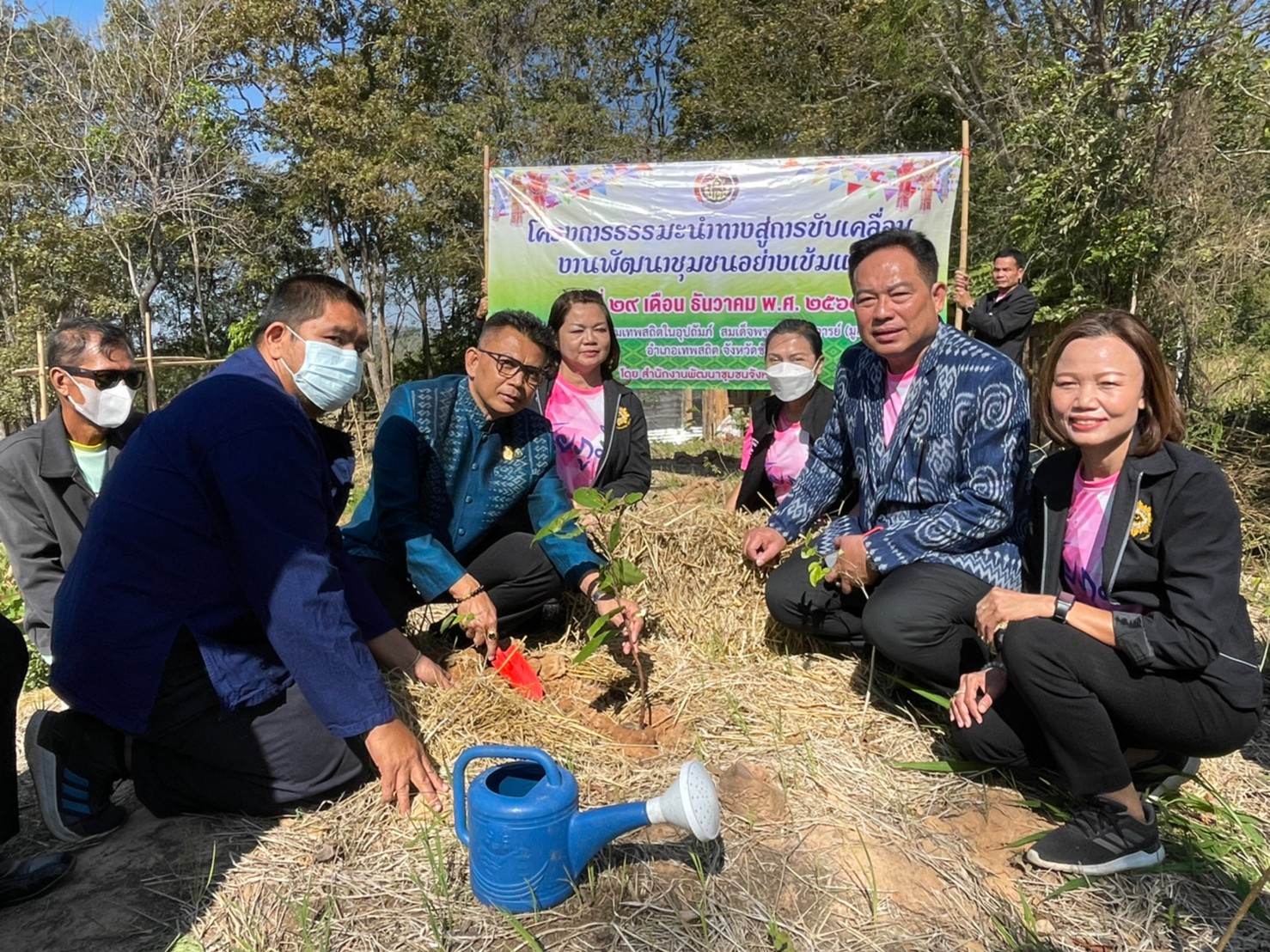 พช_ชัยภูมิ : ดำเนินโครงการ “ธรรมะนำทางสู่การขับเคลื่อนงานพัฒนาชุมชนอย่างเข้มแข็ง”