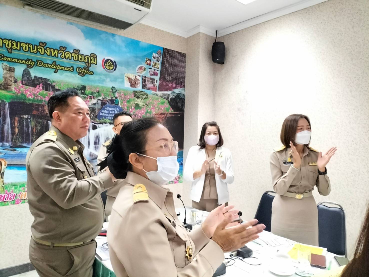 #พช_ชัยภูมิ ร่วมประชุมประจำเดือนกรมการพัฒนาชุมชน ครั้งที่ 12/2565 ผ่านระบบวีดิทัศน์ทางไกล (Video Conference)