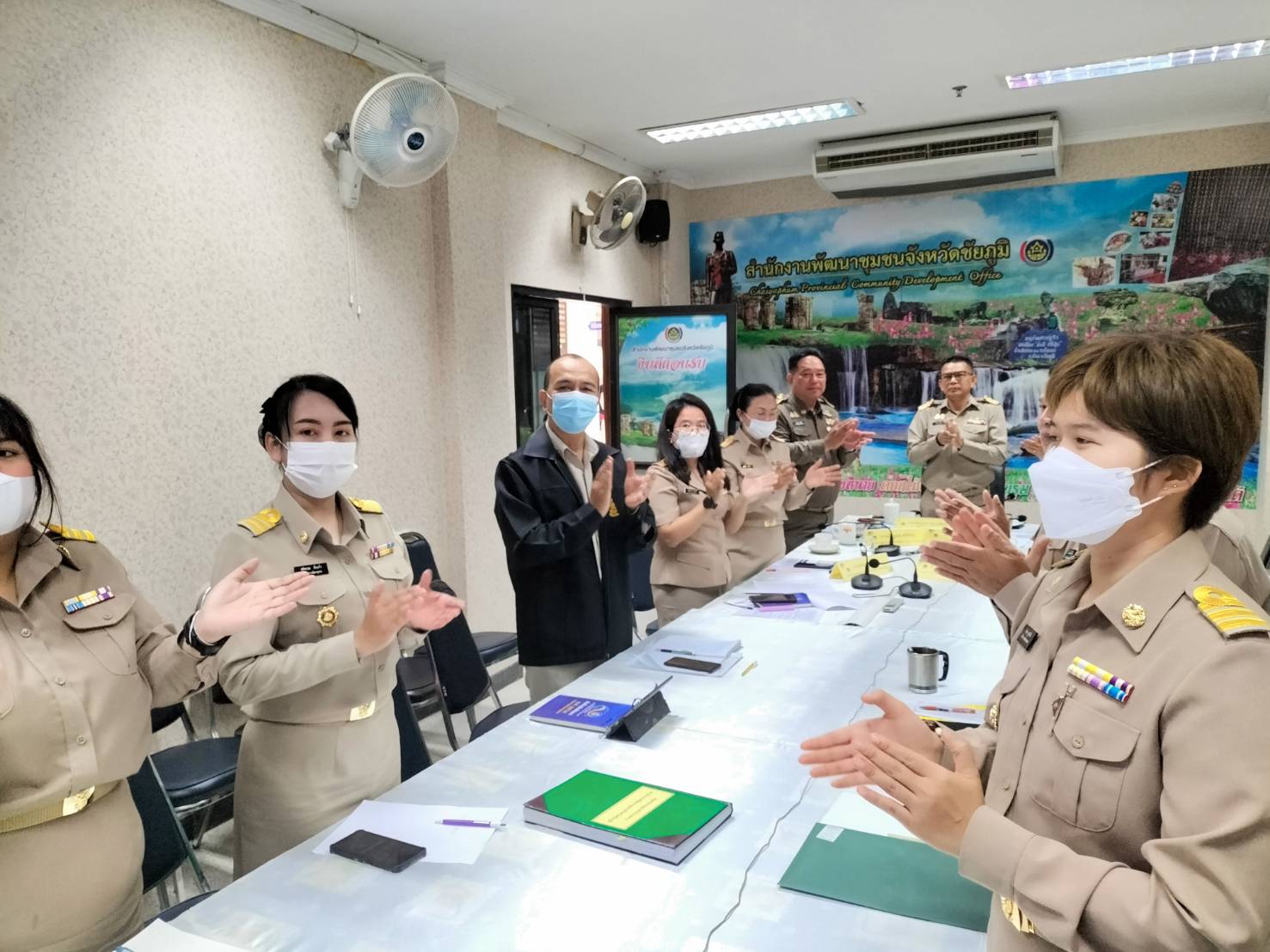 #พช_ชัยภูมิ ร่วมประชุมประจำเดือนกรมการพัฒนาชุมชน ครั้งที่ 12/2565 ผ่านระบบวีดิทัศน์ทางไกล (Video Conference)