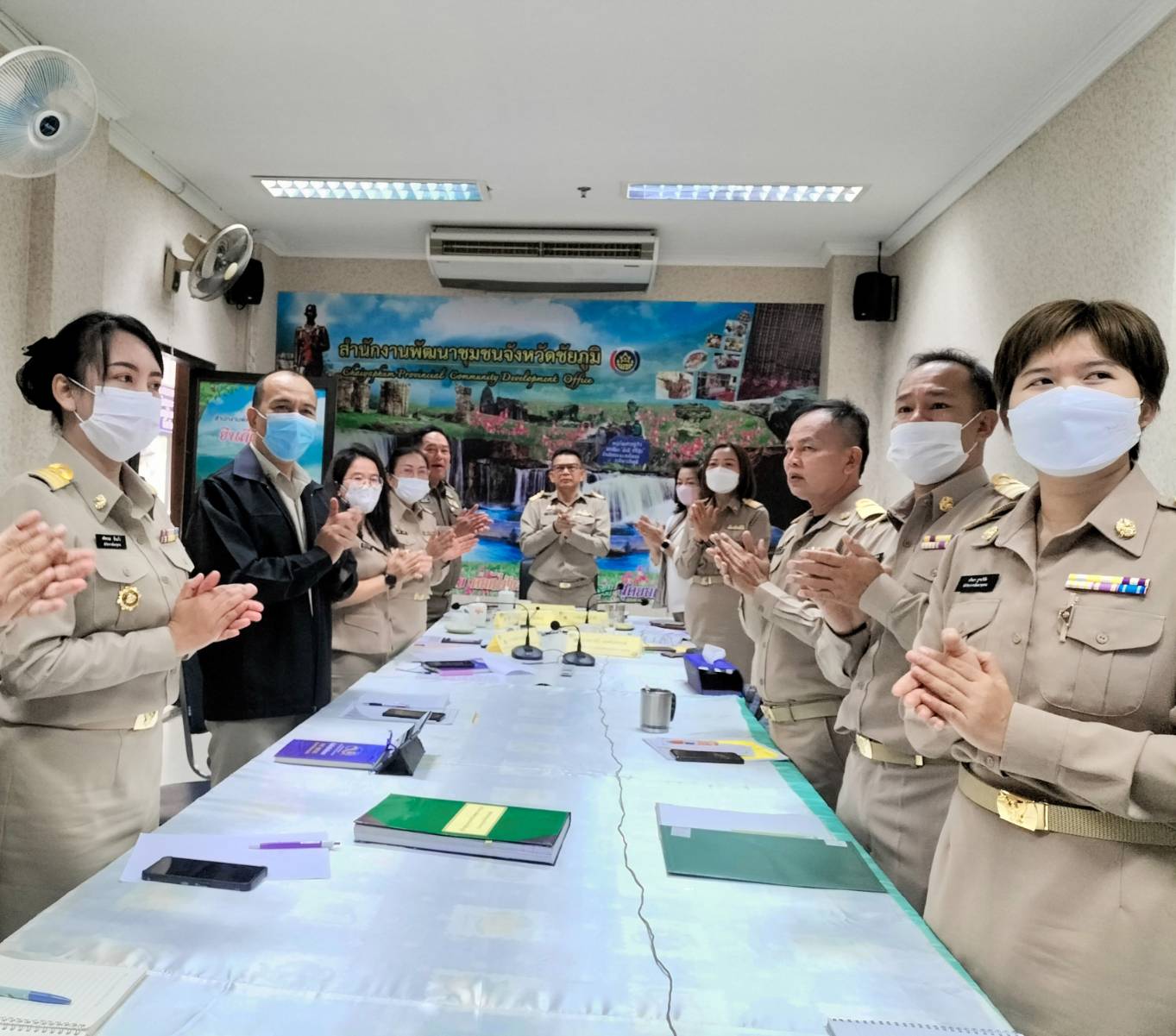 #พช_ชัยภูมิ ร่วมประชุมประจำเดือนกรมการพัฒนาชุมชน ครั้งที่ 12/2565 ผ่านระบบวีดิทัศน์ทางไกล (Video Conference)