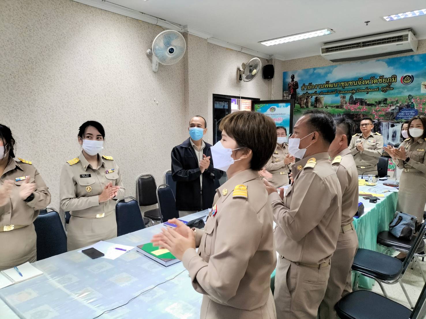 #พช_ชัยภูมิ ร่วมประชุมประจำเดือนกรมการพัฒนาชุมชน ครั้งที่ 12/2565 ผ่านระบบวีดิทัศน์ทางไกล (Video Conference)